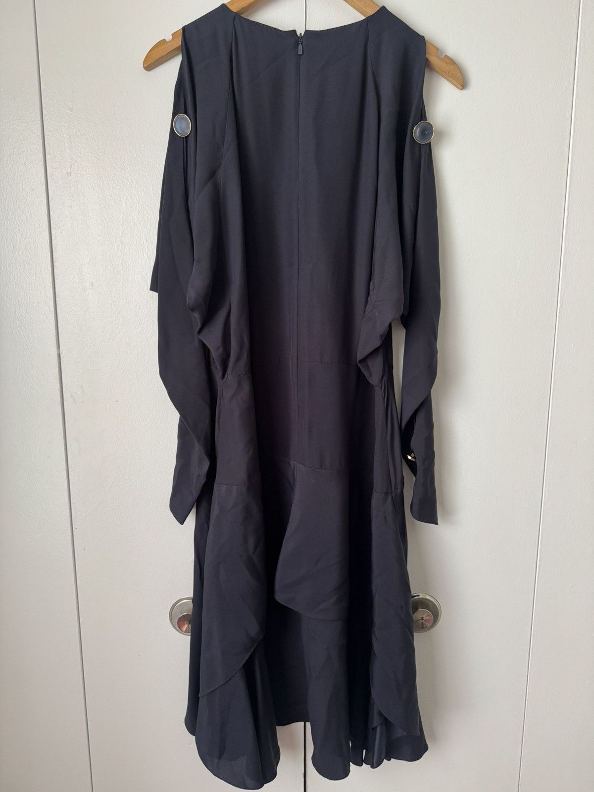 Chloe Chloe Jeweled Cold- Shoulder Silk Midi Dress Size M / US 6-8 / IT 42-44 - 1 Thumbnail