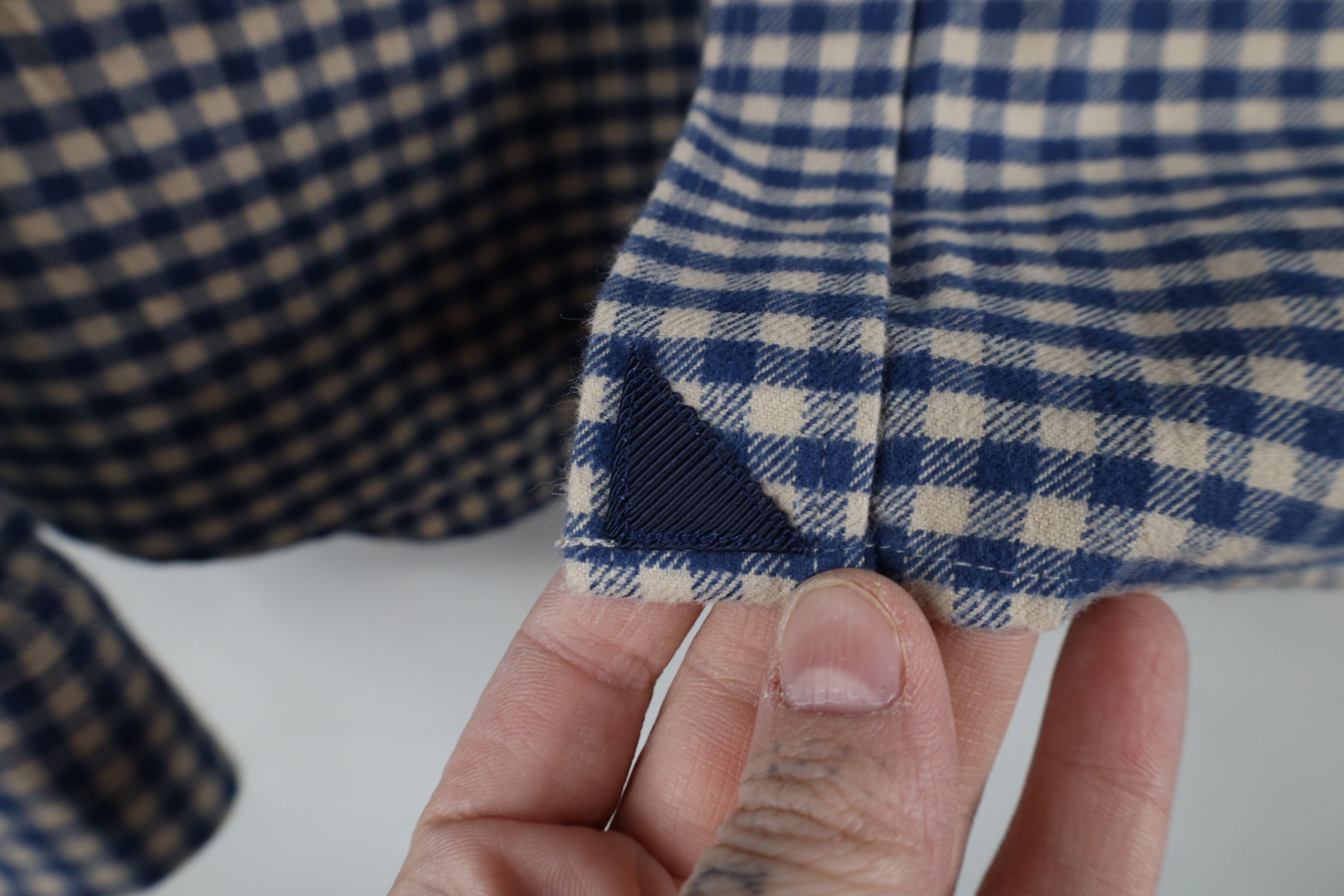 UNTUCKit × Vintage Untuckit Fit Flannel Collared Button Down Shirt Blue Plaid Size US L / EU 52-54 / 3 - 4 Thumbnail
