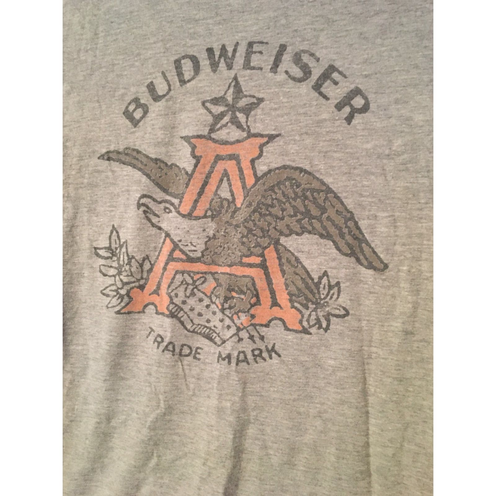 Budweiser Budweiser King Of Beers T-shirt Men Sz M Medium Eagles Logo Shirt Sleeve Gray Size US M / EU 48-50 / 2 - 3 Thumbnail