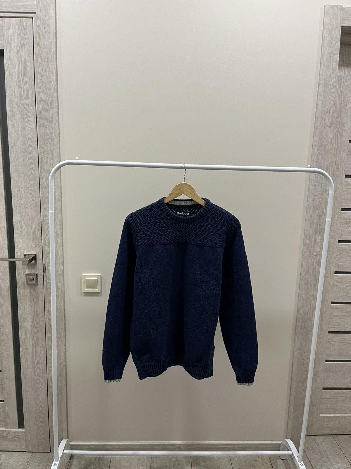 Barbour Barbour Sweater Knit Pullover Small Logo Dark Blue size L Size US L / EU 52-54 / 3 - 1 Thumbnail