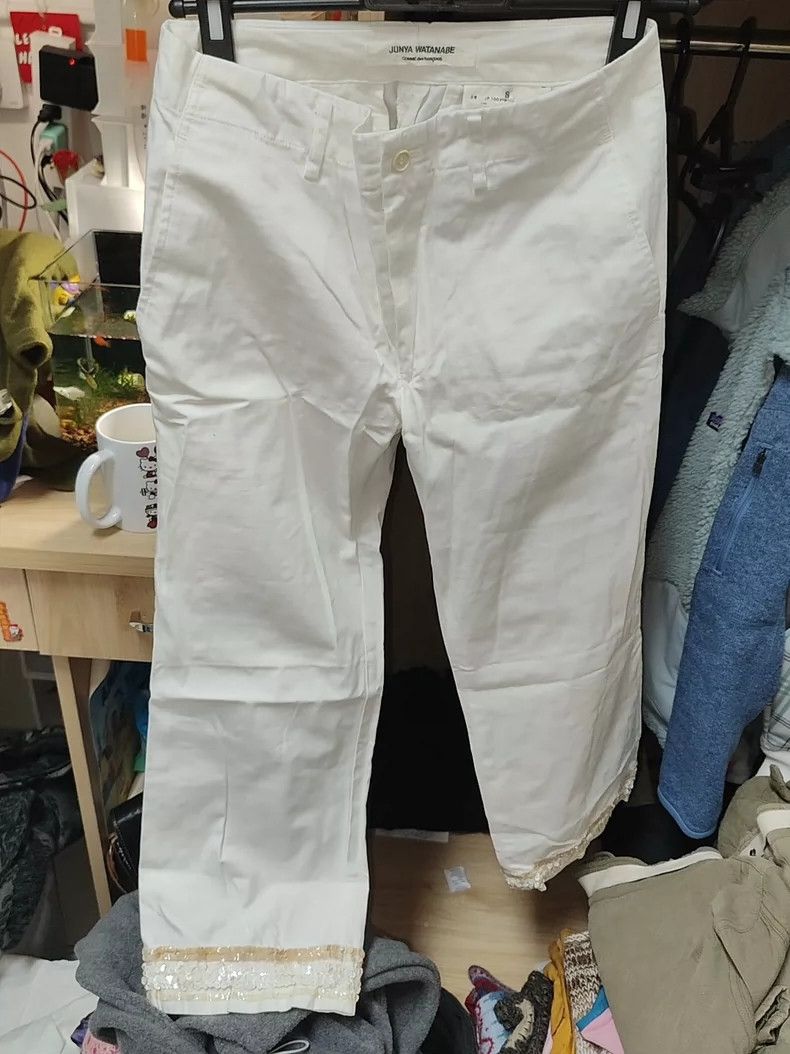 Junya Watanabe Junya Watanabe White S Pants AD2000 Size 26" / US 2 / IT 38 - 1 Thumbnail