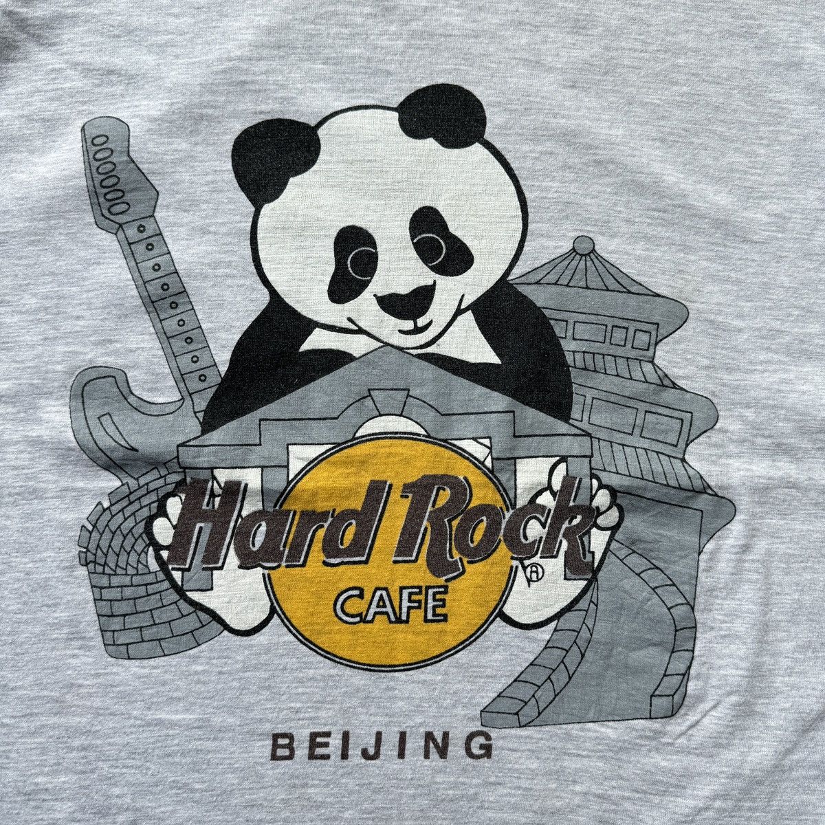 Hard Rock Cafe 90s Hard Rock Cafe Beijing Panda The great wall of China tee Size US L / EU 52-54 / 3 - 2 Thumbnail