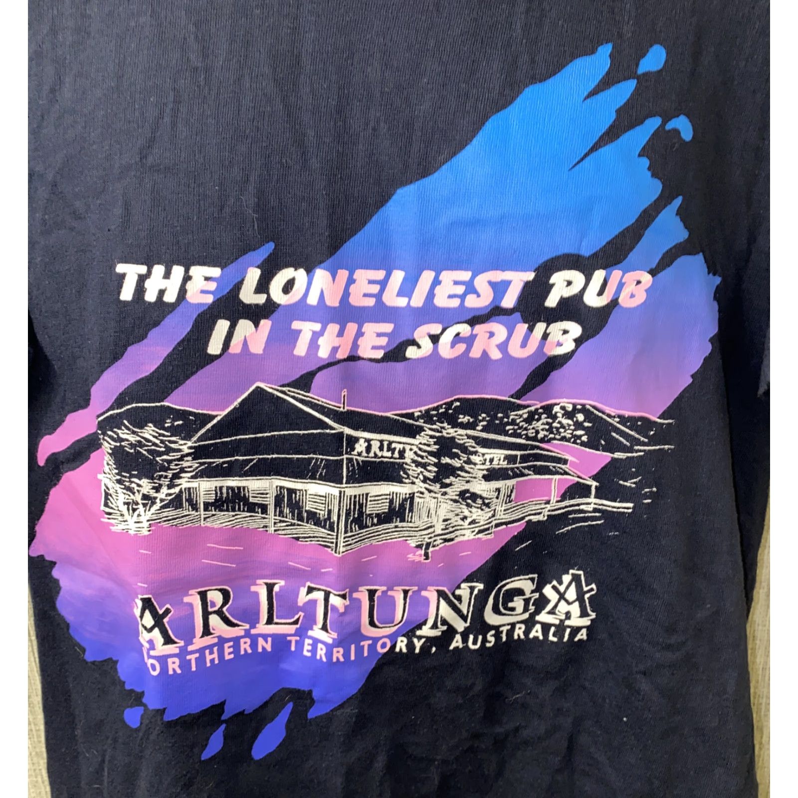 Vintage VINTAGE Aussie Mens T-Shirt XL Blue Graphic Australia 90s Cotton Short Sleeve Size US XL / EU 56 / 4 - 2 Thumbnail
