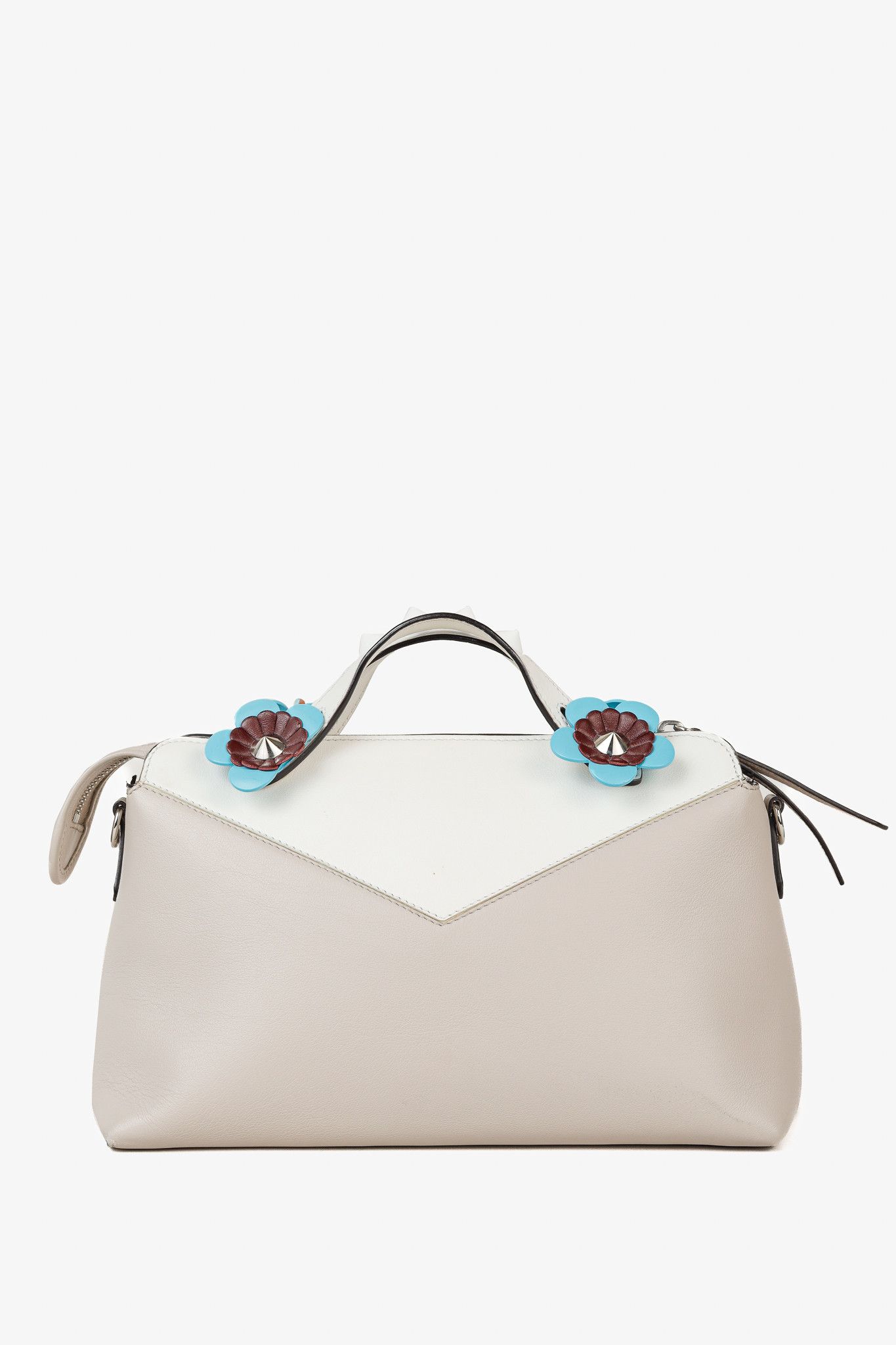 Fendi Fendi Flowerland By The Way Vitello Dolce Studded Bag Size ONE SIZE - 4 Thumbnail