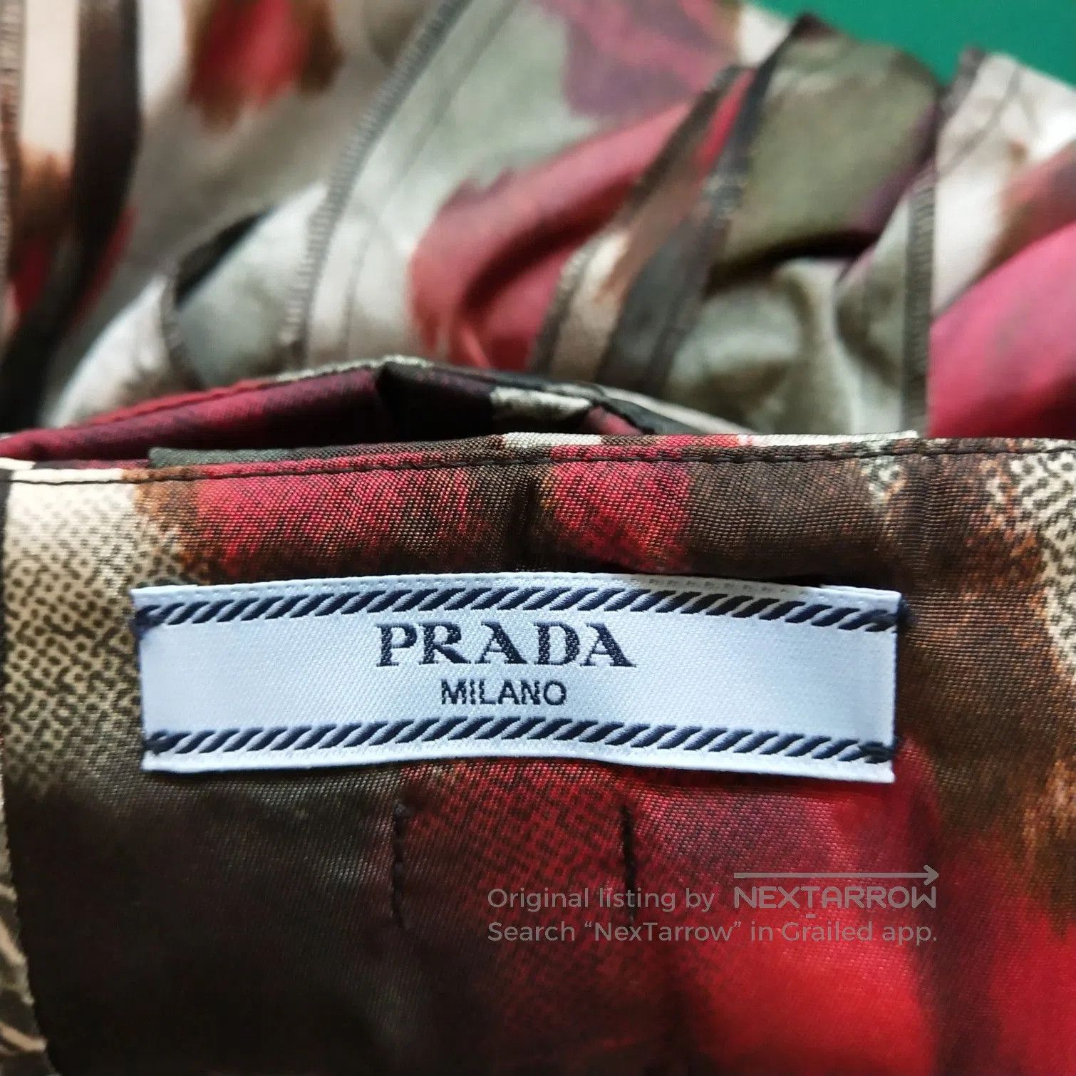 Prada Prada Floral Pleated Belted Midi Skirt . Size US 36 / EU 52 - 6 Thumbnail