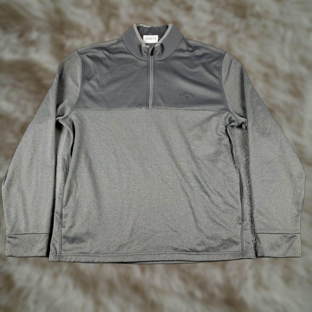 Callaway Callaway Sweater Mens XL Gray 1/4 Zip Up Golf Casual Pullover Sweatshirt - Mens, Sweater, Pullover, 1/4 Zip, Gray, Callaway, XL Size US XL / EU 56 / 4 - 1 Thumbnail