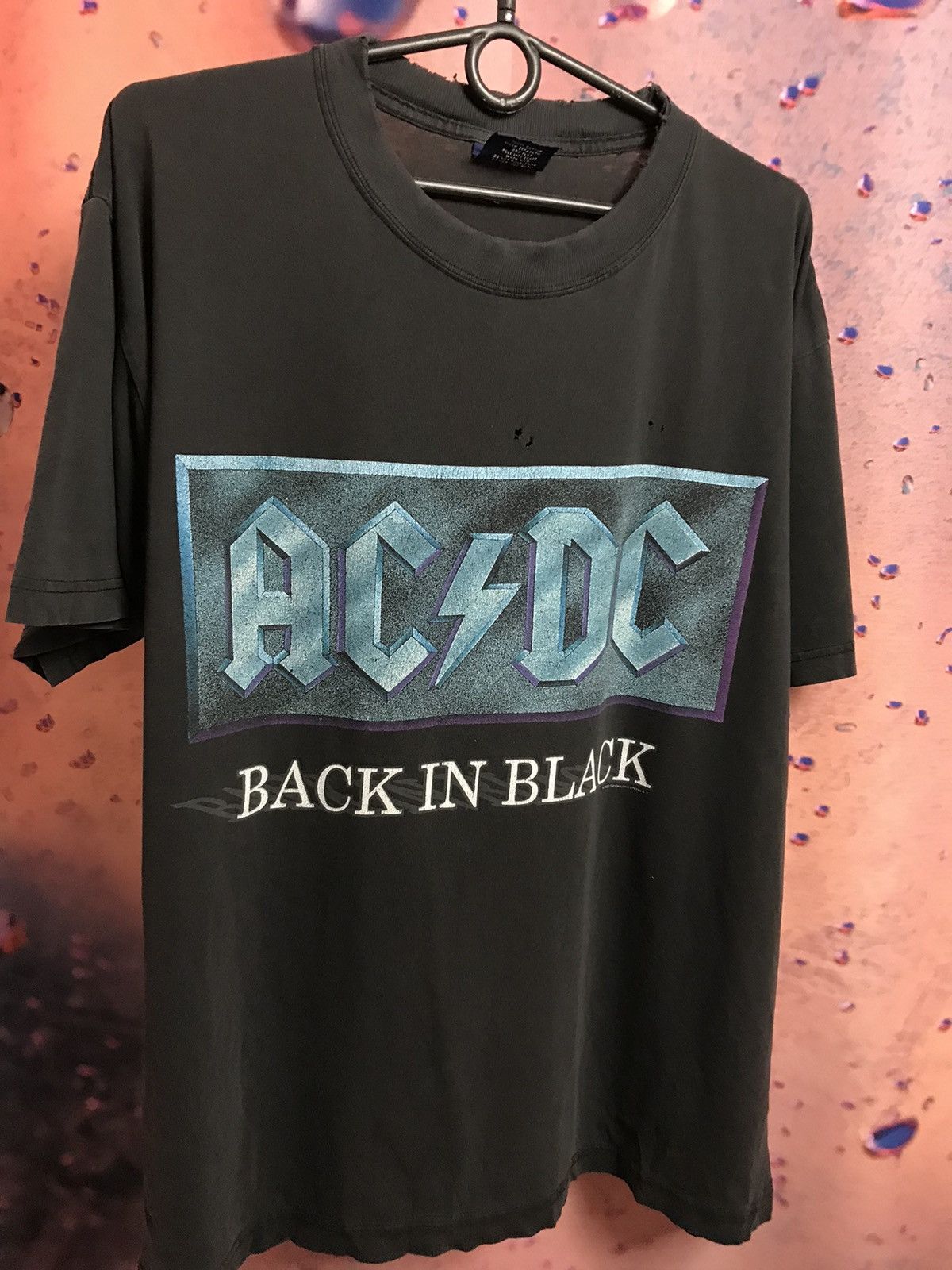 Band Tees Vintage 1996 Ac Dc Back in Black band rock tee Size US L / EU 52-54 / 3 - 2 Thumbnail