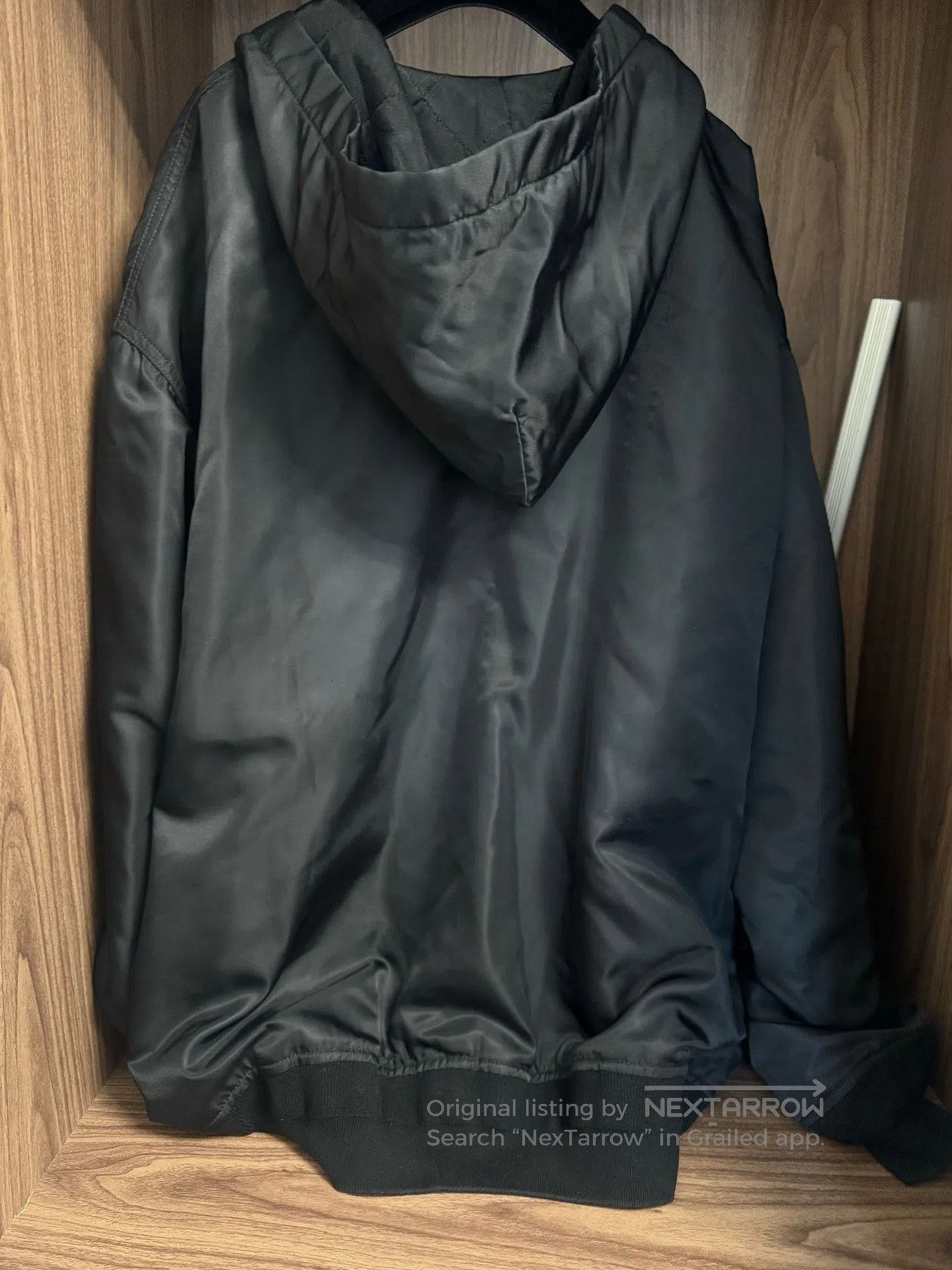 Balenciaga Balenciaga Nylon Satin Zip Hooded Jacket. Size US S / EU 44-46 / 1 - 3 Thumbnail
