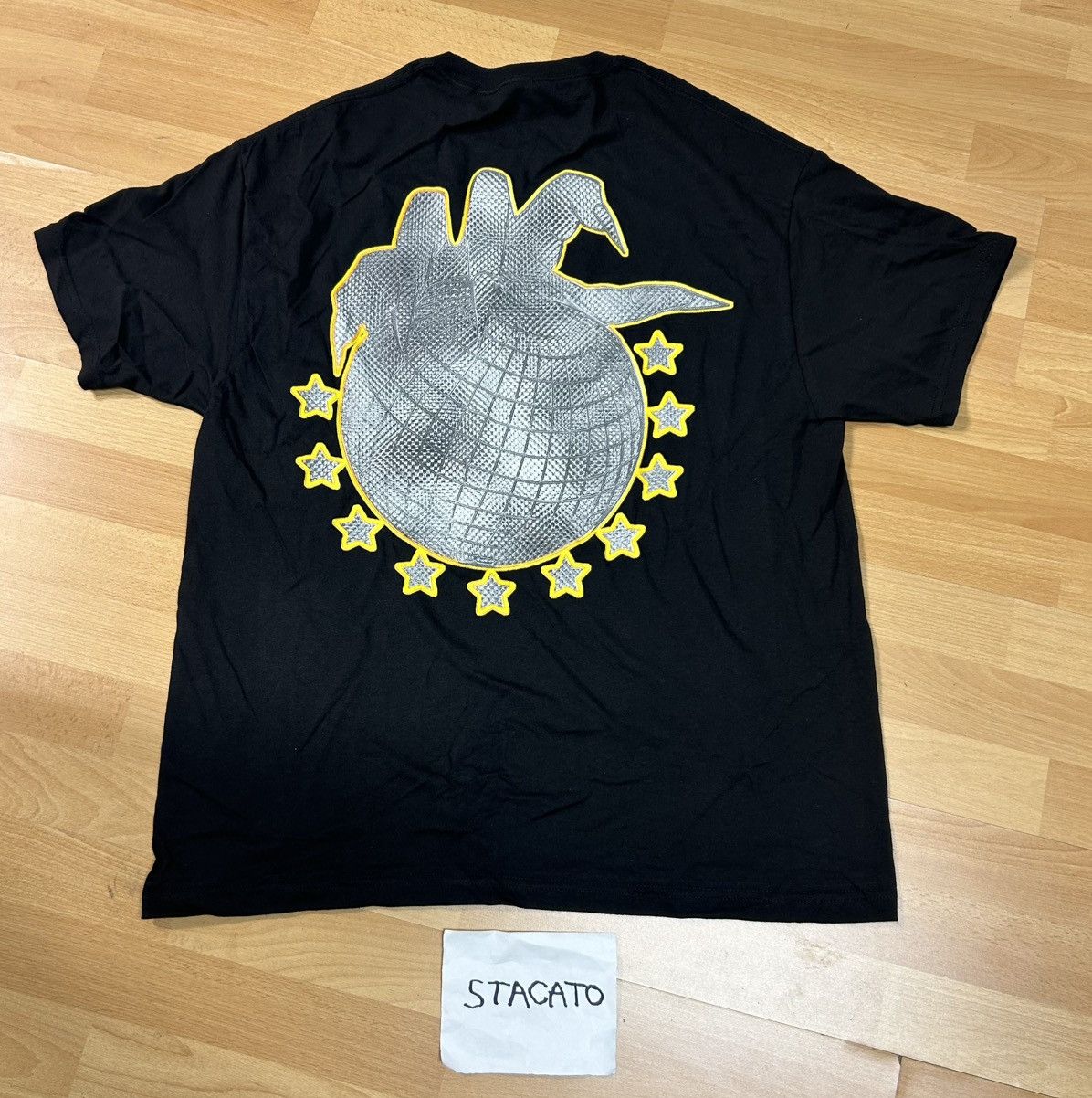 Rap Tees × Vintage $NOT Ethereal Tour Tee Black Medium Size US M / EU 48-50 / 2 - 2 Thumbnail