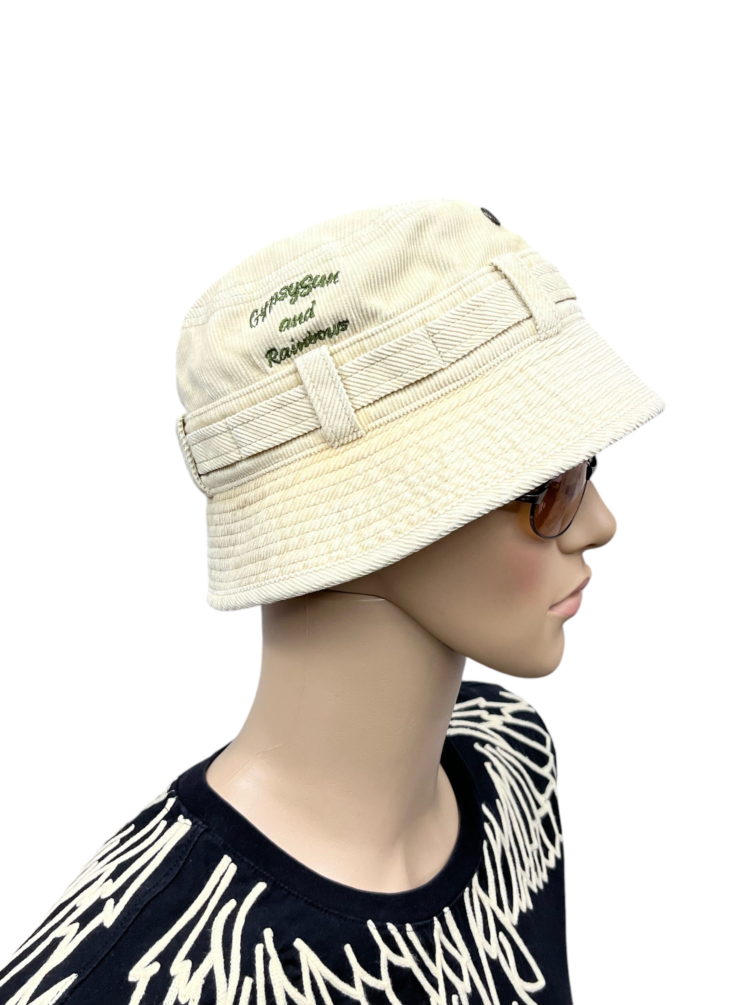 Hysteric Glamour Vintage HYSTERIC GLAMOUR x JIMMY HENDRIX Corduroy Bucket Hat Size ONE SIZE - 4 Thumbnail
