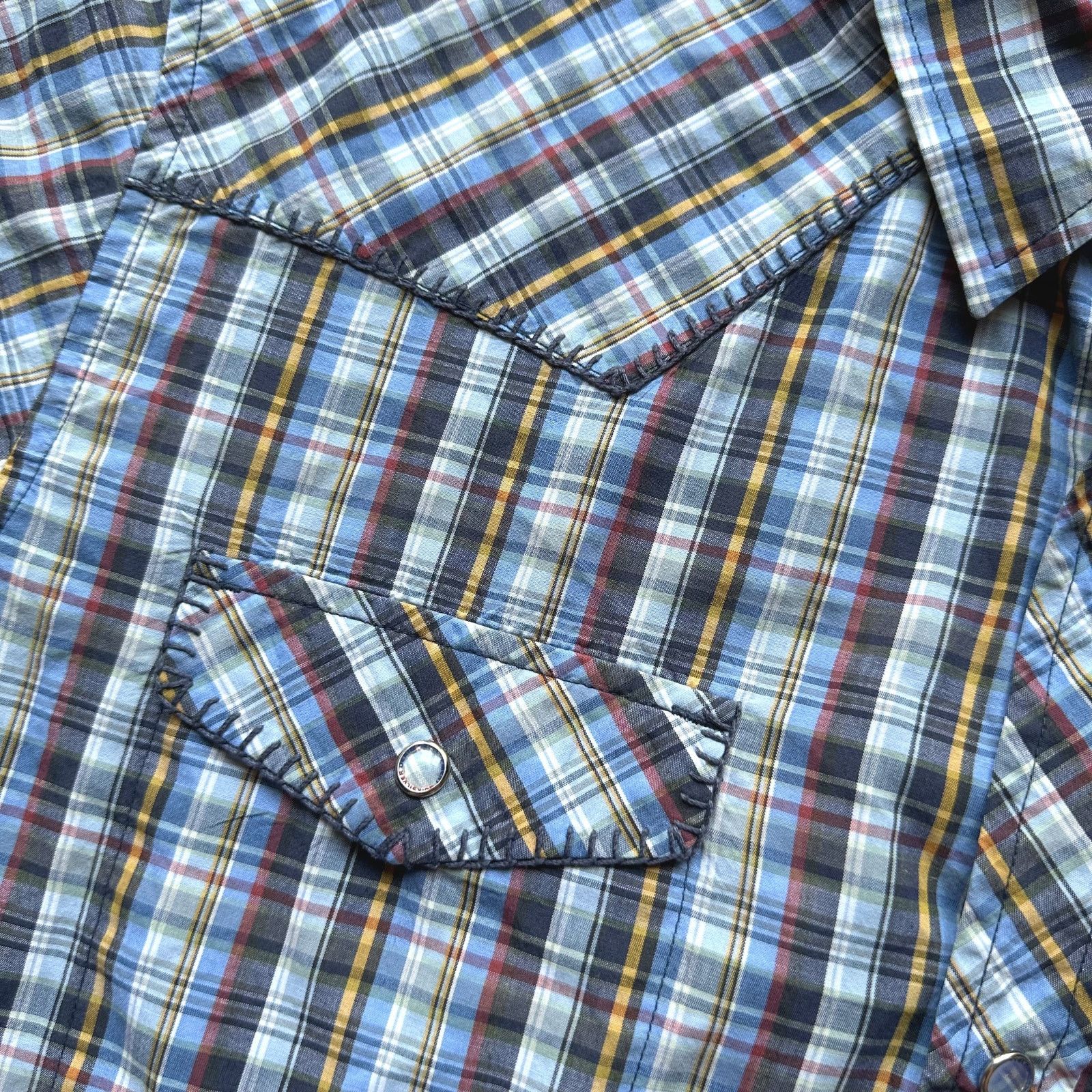Quiksilver Y2K Quiksilver QuikJean Pearl Snap Shirt Multicolor XL EUC Size US XL / EU 56 / 4 - 6 Thumbnail