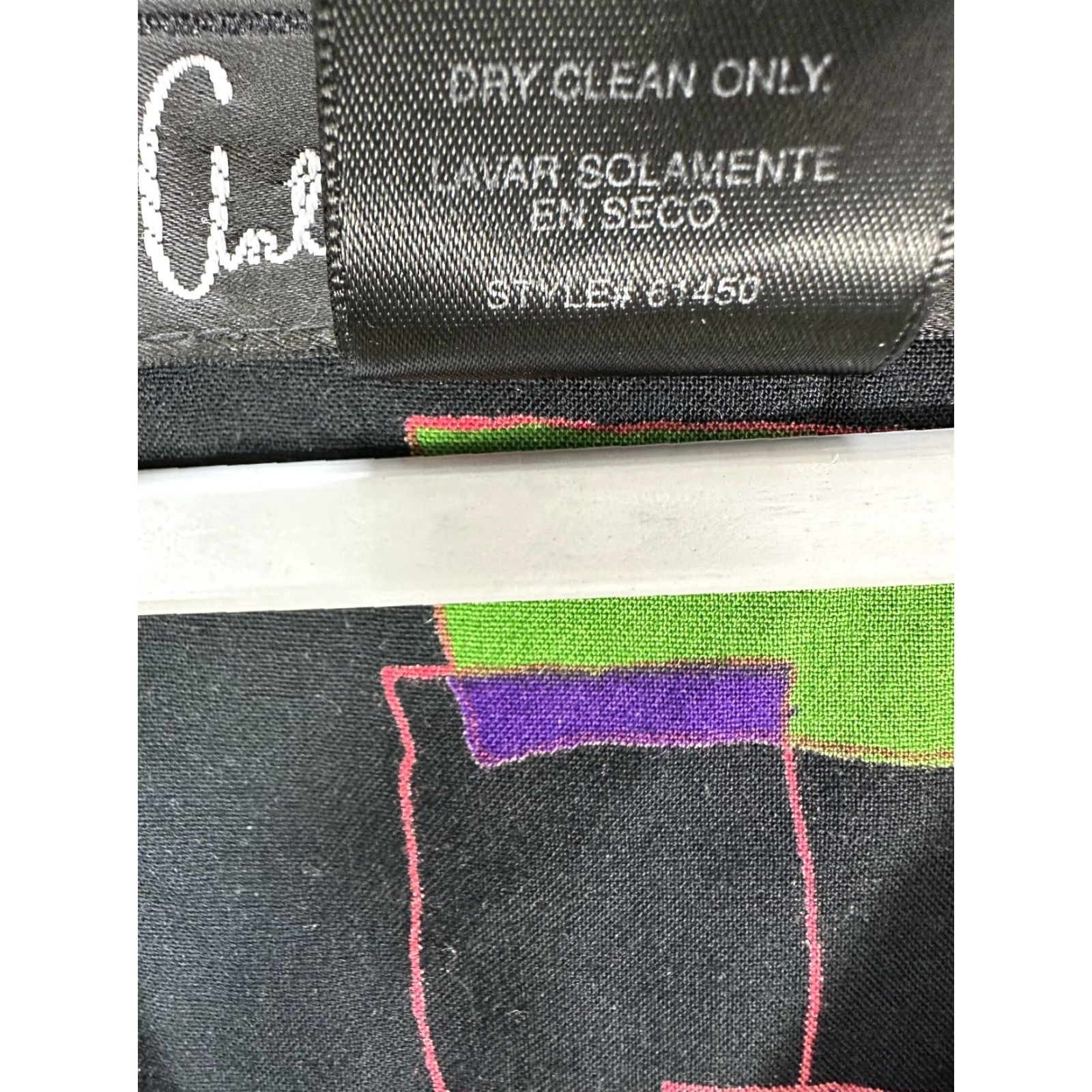 Vintage VINTAGE Anthony Mark Hankins Blouse Shirt Womens Black Abstract Sz 14 Size XL / US 12-14 / IT 48-50 - 7 Thumbnail
