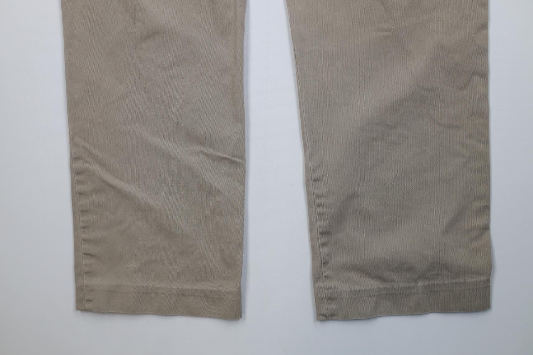 Polo Ralph Lauren Vintage Y2K Ralph Lauren Wide Leg Chino Pants Trousers Beige Size US 38 / EU 54 - 15 Thumbnail