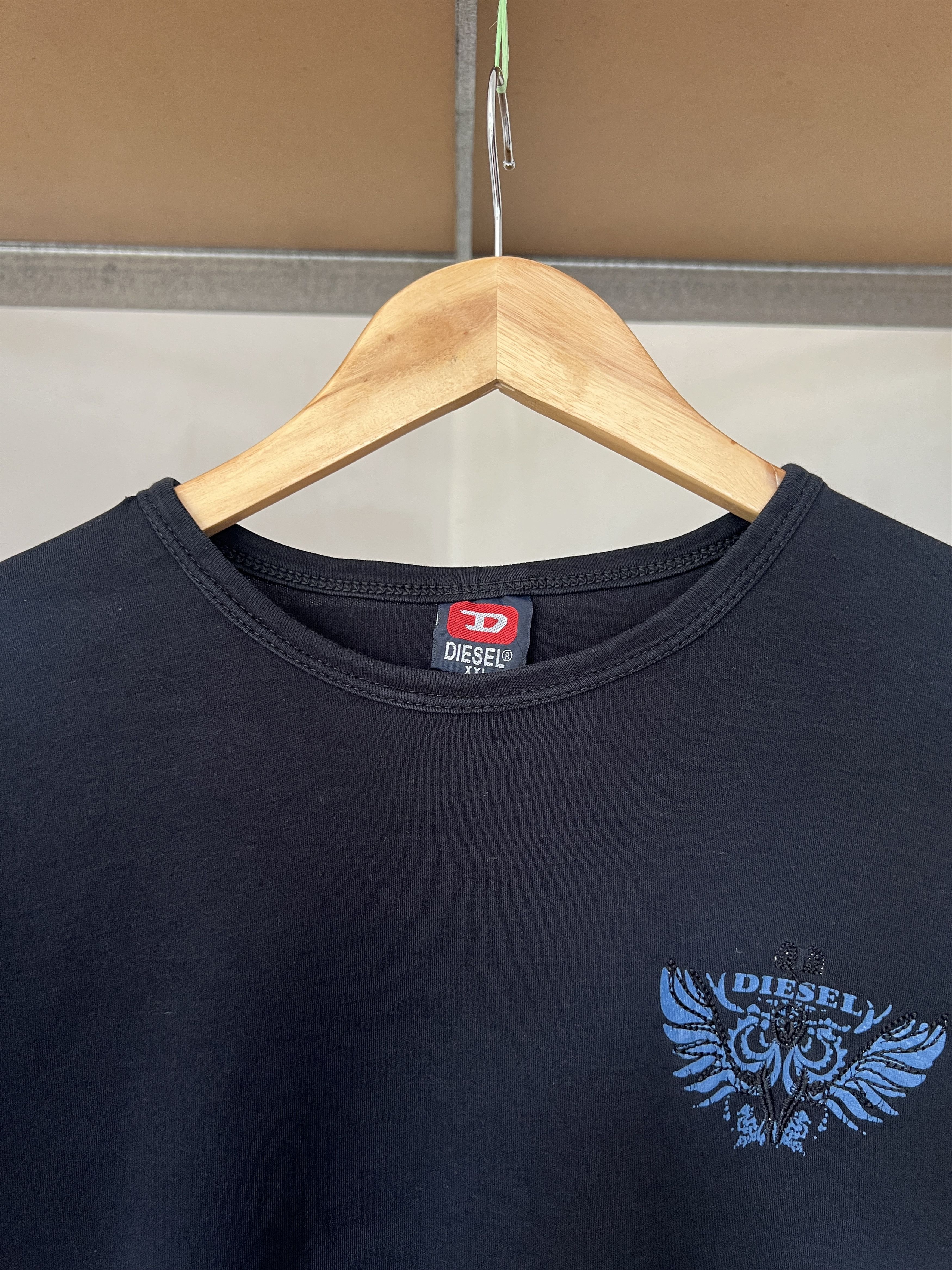 Diesel Diesel Y2K Vintage Avant Garde Wings Graphic Tee Size US L / EU 52-54 / 3 - 3 Thumbnail