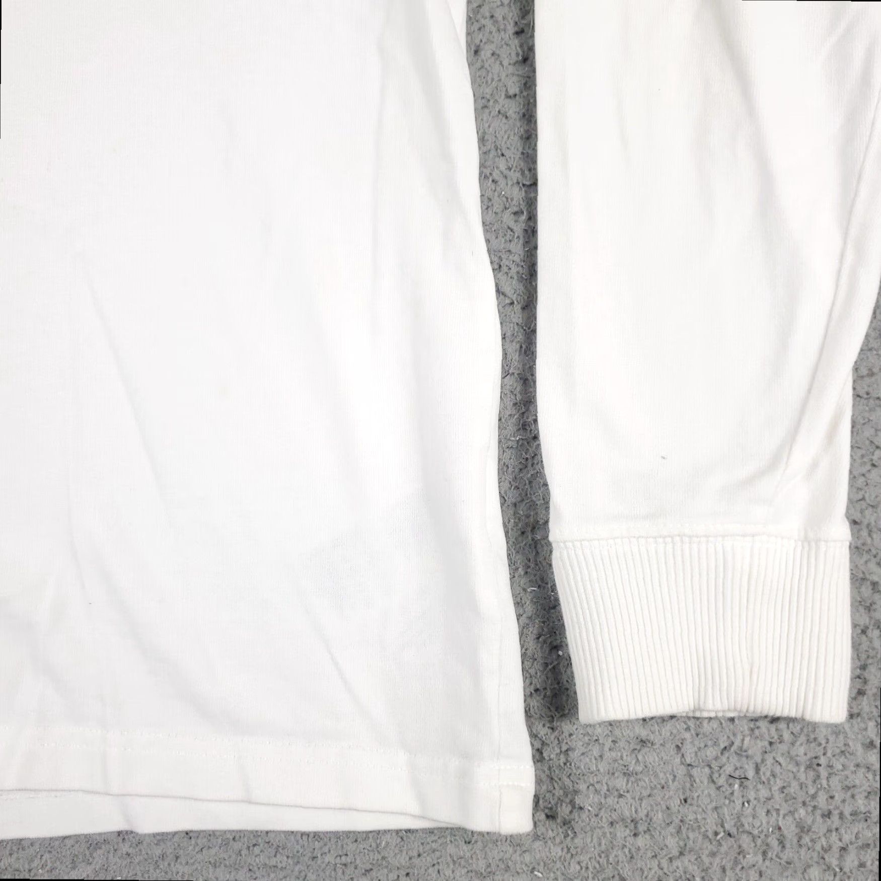 Tommy Hilfiger Tommy Hilfiger Sweater Womens Large White Crew Neck Pullover Long Sleeve Cotton Blend Casual Fall Winter * Size L / US 10 / IT 46 - 4 Thumbnail