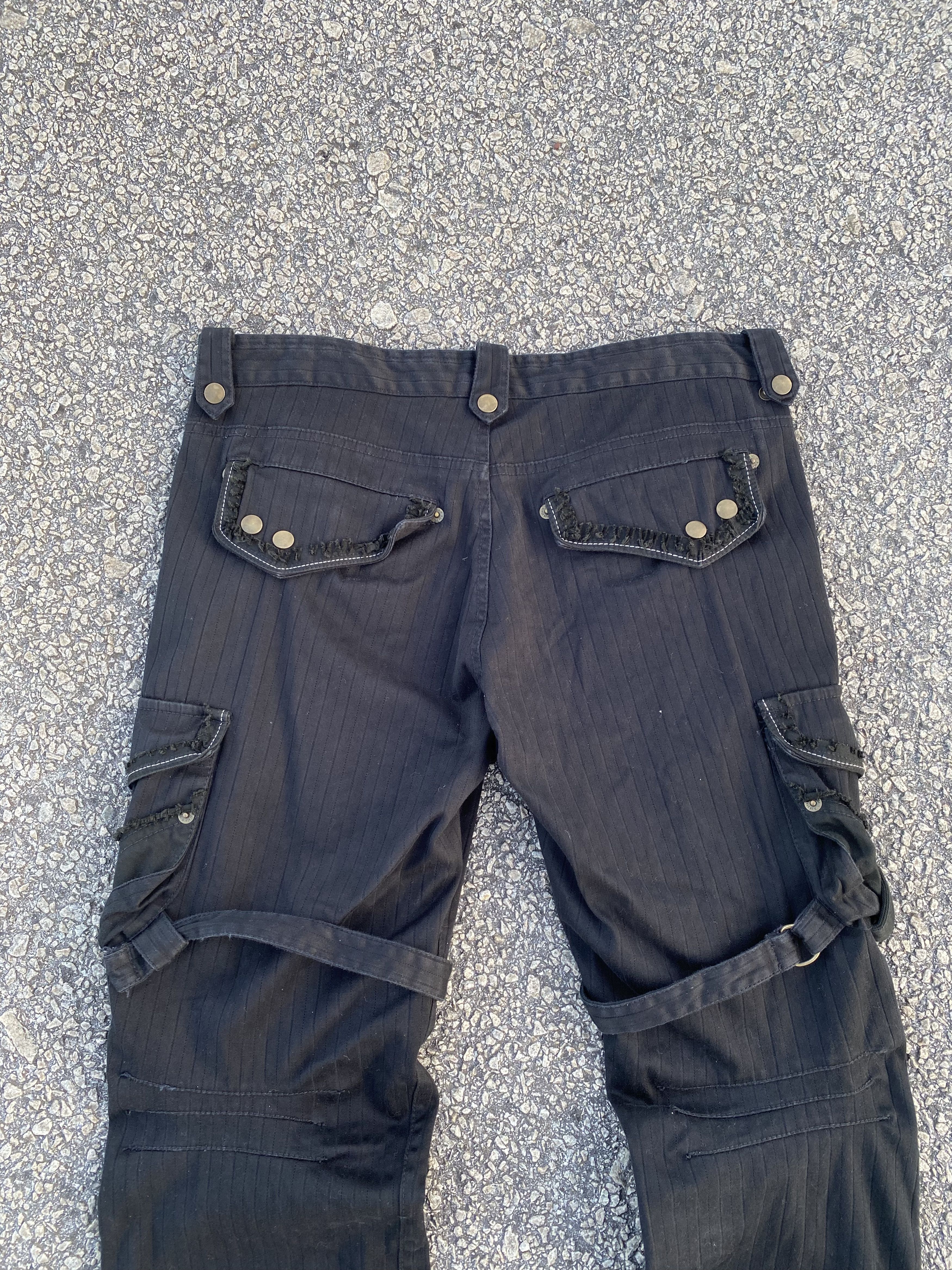 If Six Was Nine PUNK APESTEIN CARGO PANTS Size US 35 - 8 Thumbnail