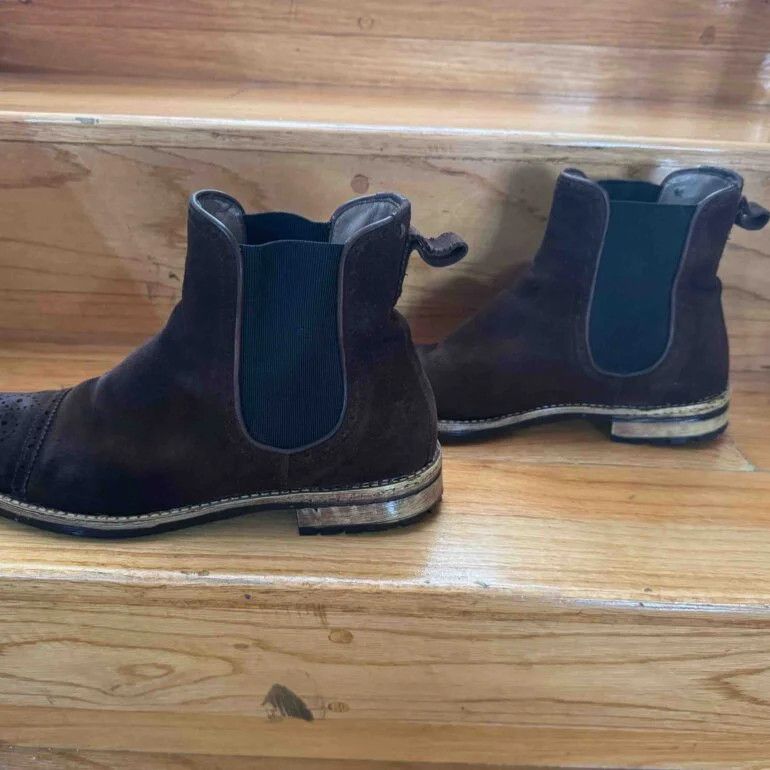 Aquatalia Aquatalia Brown Chelsea Boots Size US 9 / EU 42 - 2 Thumbnail