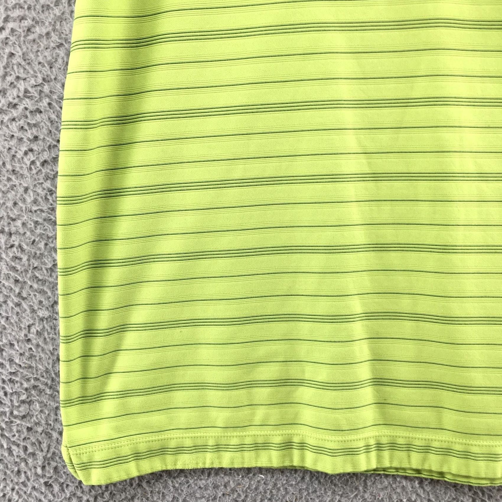 Nike Nike Golf Shirt Mens XL Green Polo Pinstriped Short Sleeve Casual Sports Buttons Size US XL / EU 56 / 4 - 6 Thumbnail