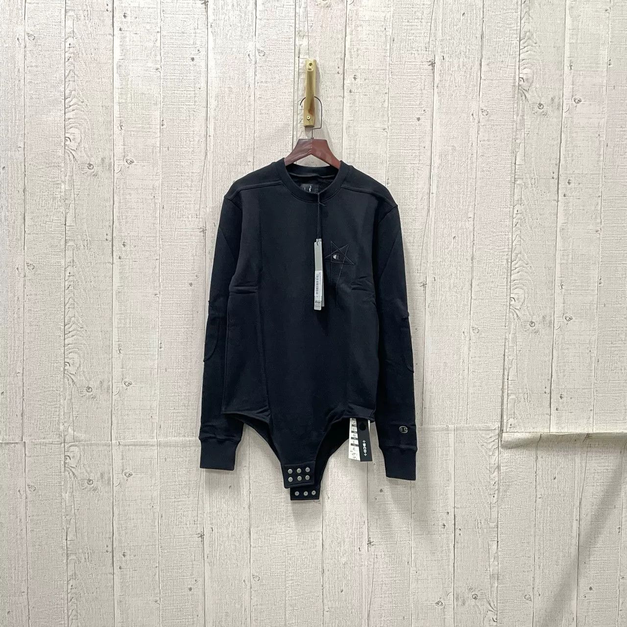 Rick Owens Rick Owens x Champion Black Jumpsuit Sweatshirt Size US 32 / EU 48 - 1 Thumbnail