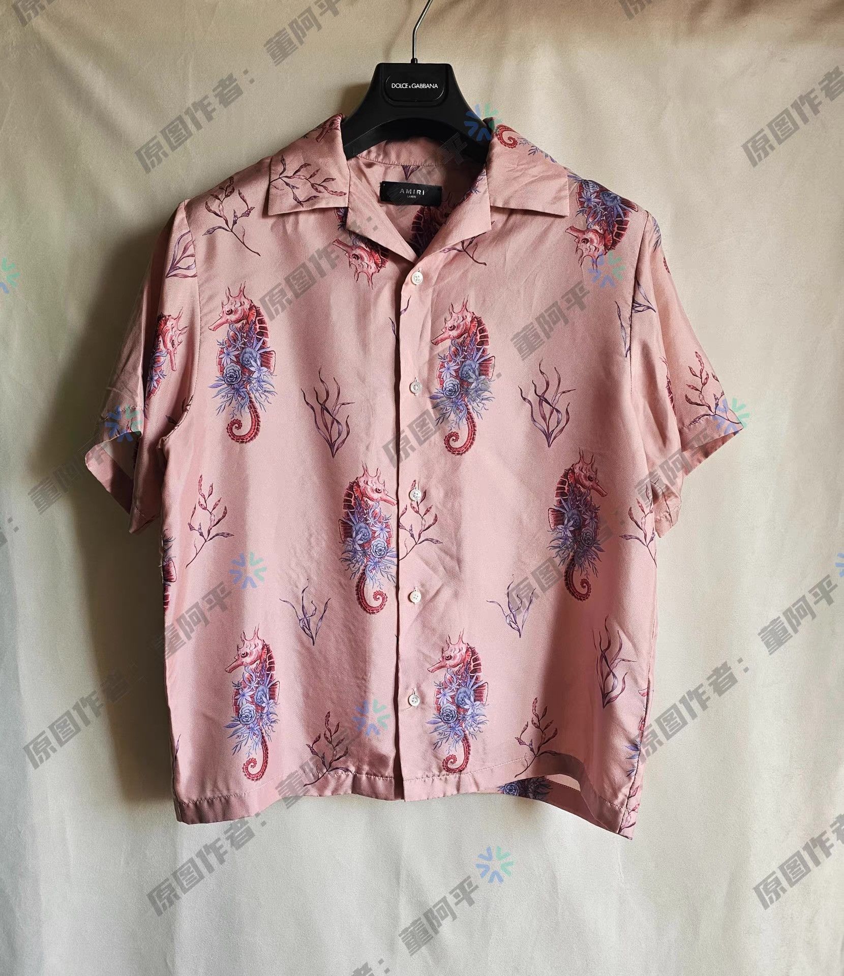 Adidas AMIRI Men's Short Sleeve Shirt Q4 Size US L / EU 52-54 / 3 - 1 Thumbnail