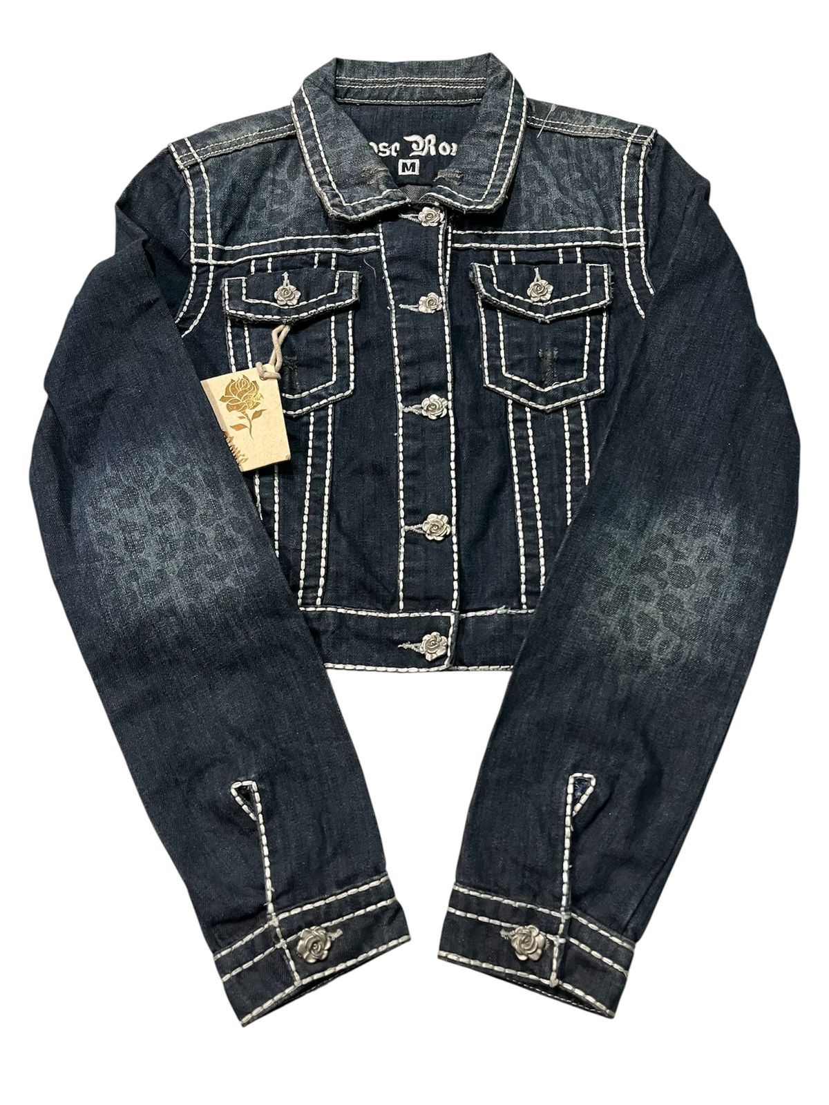 Japanese Brand Rose Royce Cross Logo Trucker Jeans Size M / US 6-8 / IT 42-44 - 2 Thumbnail
