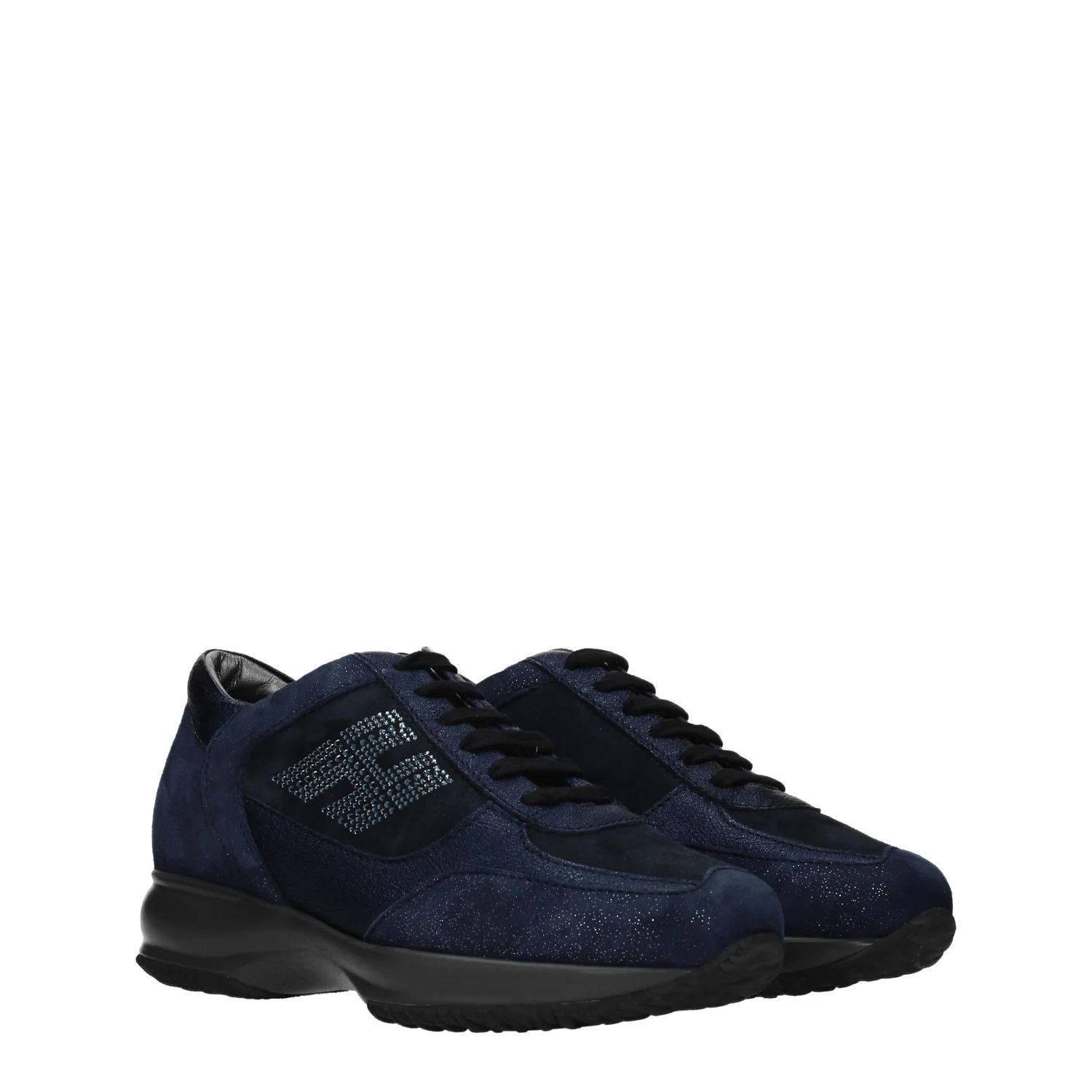 Hogan ob1o1e1124 Suede Sneakers in Blue Size US 8.5 / IT 38.5 - 2 Thumbnail