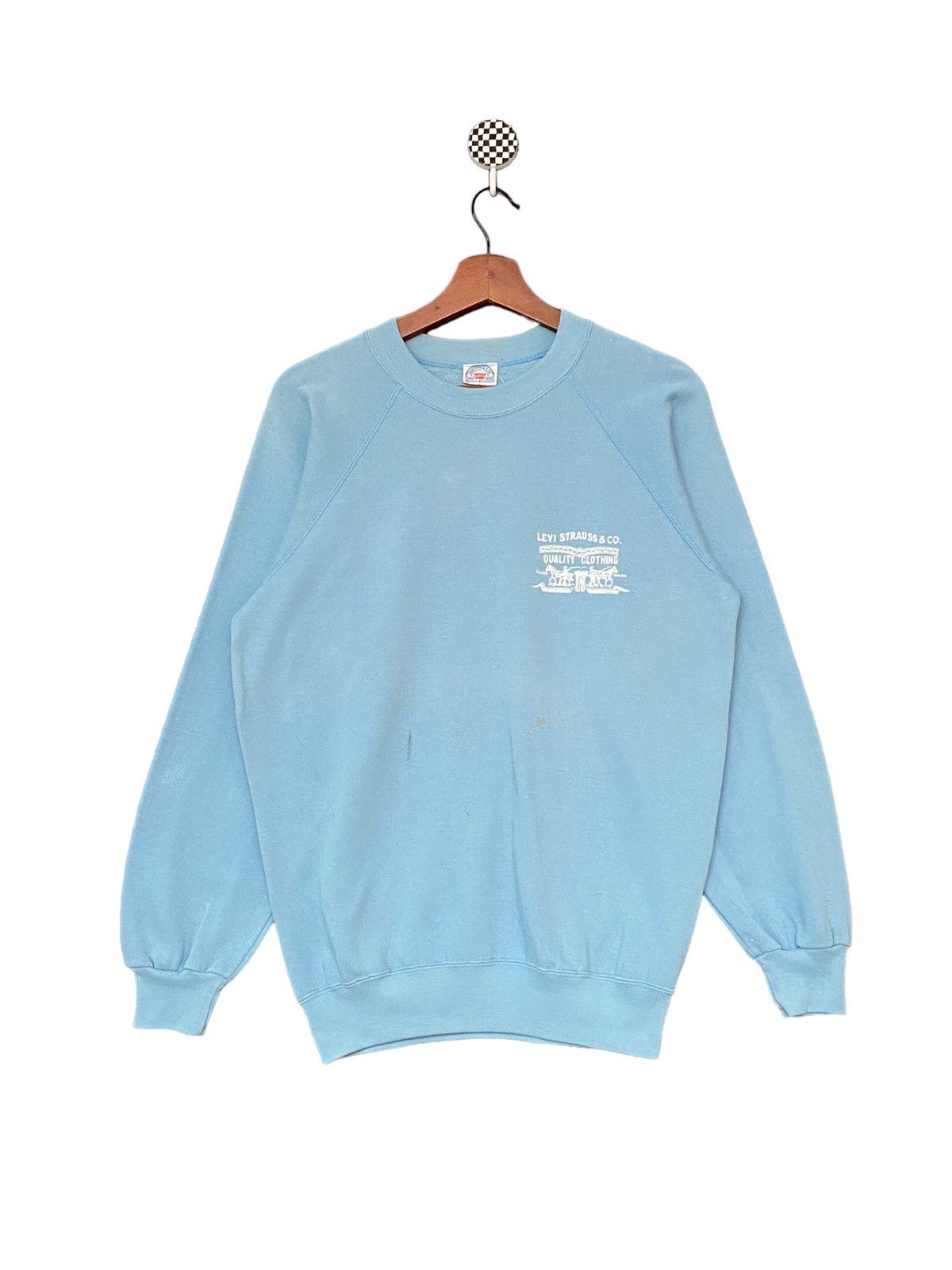 image of Levis Vintage Clothing Vintage Brand Levis Sweatshirt 1980S in Blue, Men's (Size Small)