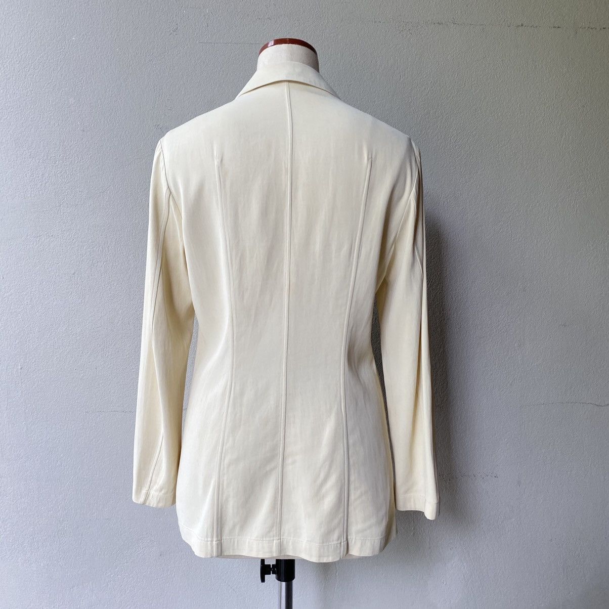 Jil Sander JILSANDER Yellow Tailored Blazer with Front Pockets Size XXS / US 00 / IT 34 - 2 Thumbnail