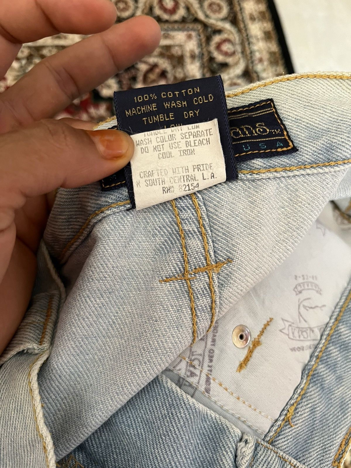Vintage 90’s Karl Kani Baggy Jeans Size US 32 / EU 48 - 14 Thumbnail
