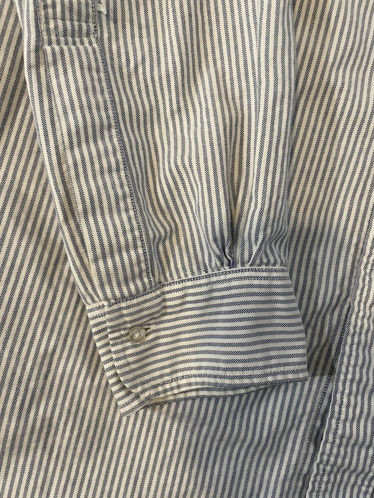 Brooks Brothers × Vintage The Iconic USA Made Striped Button Down Oxford Size US XL / EU 56 / 4 - 3 Thumbnail