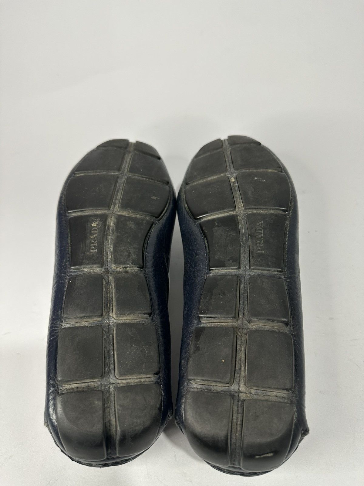Prada Vintage Prada Pebbled Calfskin Leather Driving Loafers. Size US 9.5 / EU 42-43 - 14 Thumbnail