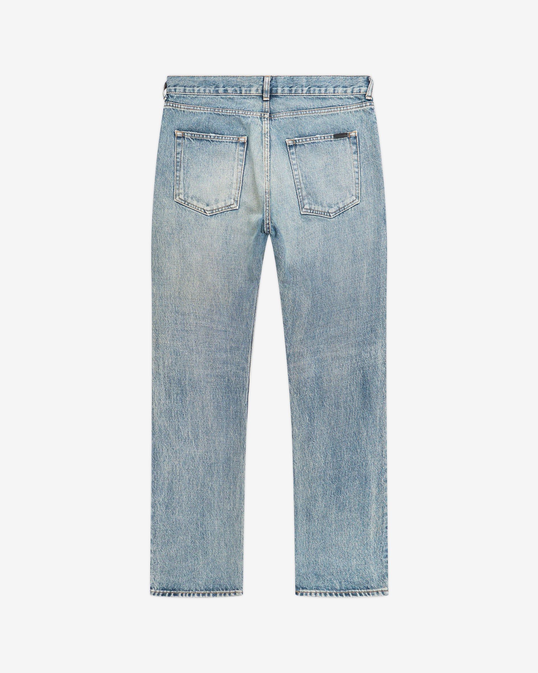Saint Laurent Paris D18 Blue Washed Denim (2021) Size US 30 / EU 46 - 2 Thumbnail