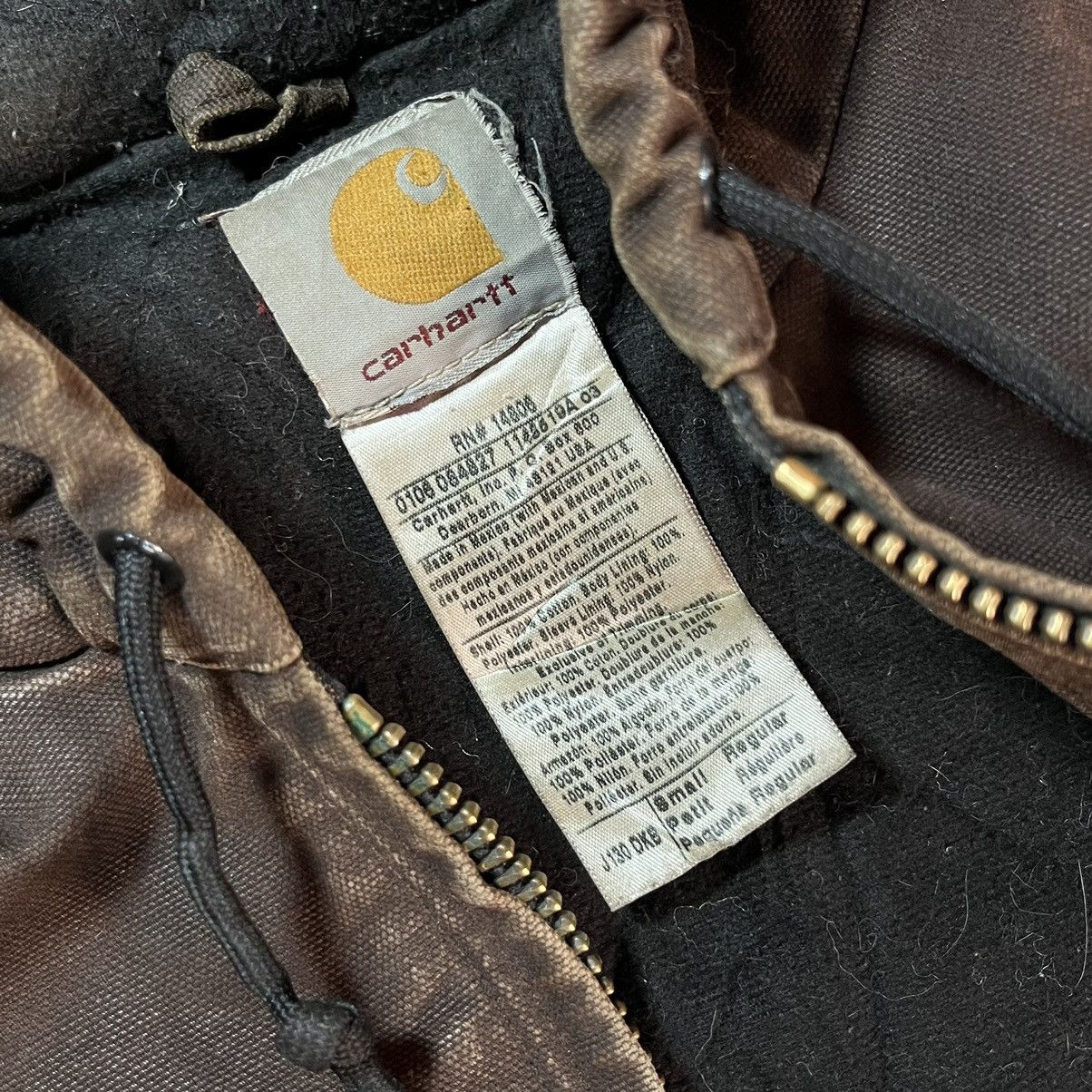 Carhartt Crazy Vintage Faded Carhartt Hooded Jacket Size US S / EU 44-46 / 1 - 10 Thumbnail