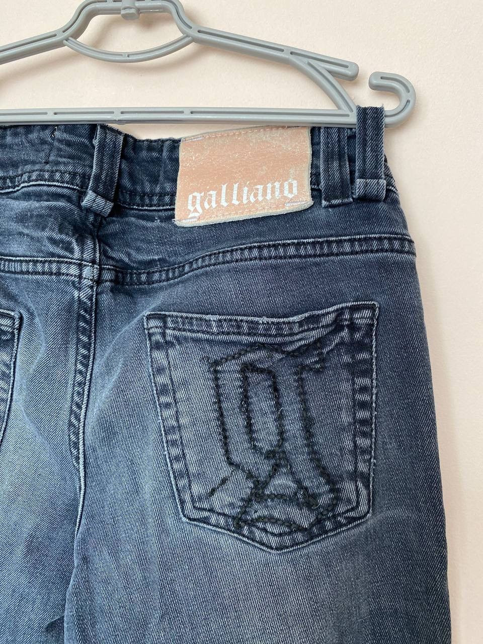 John Galliano × Vintage 🖤Rare Vintage John Galliano jeans big logo Size 28" / US 6 / IT 42 - 4 Thumbnail