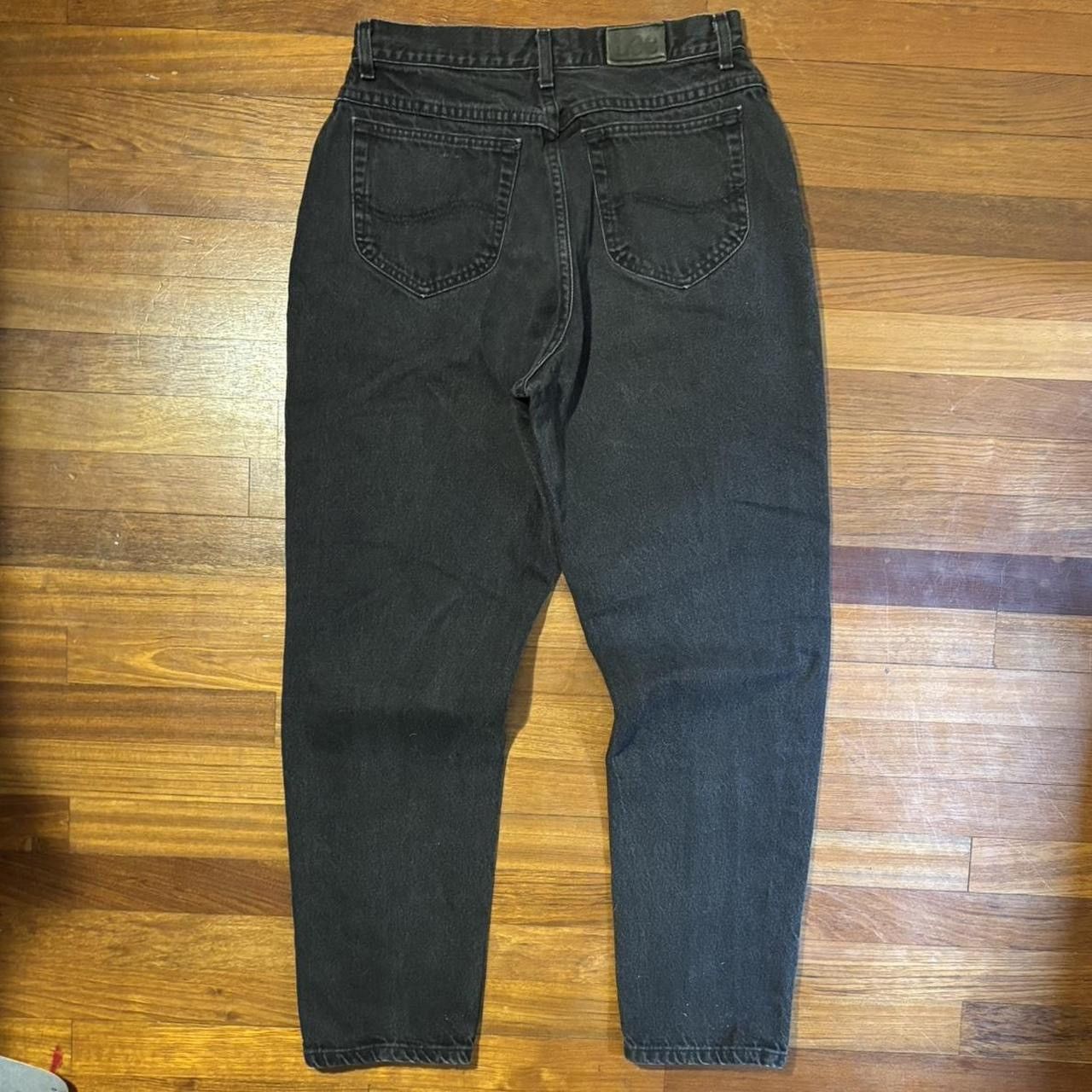 Lee Vintage Black Lee Riders Relaxed Tapered Denim Jeans Size US 30 / EU 46 - 1 Thumbnail