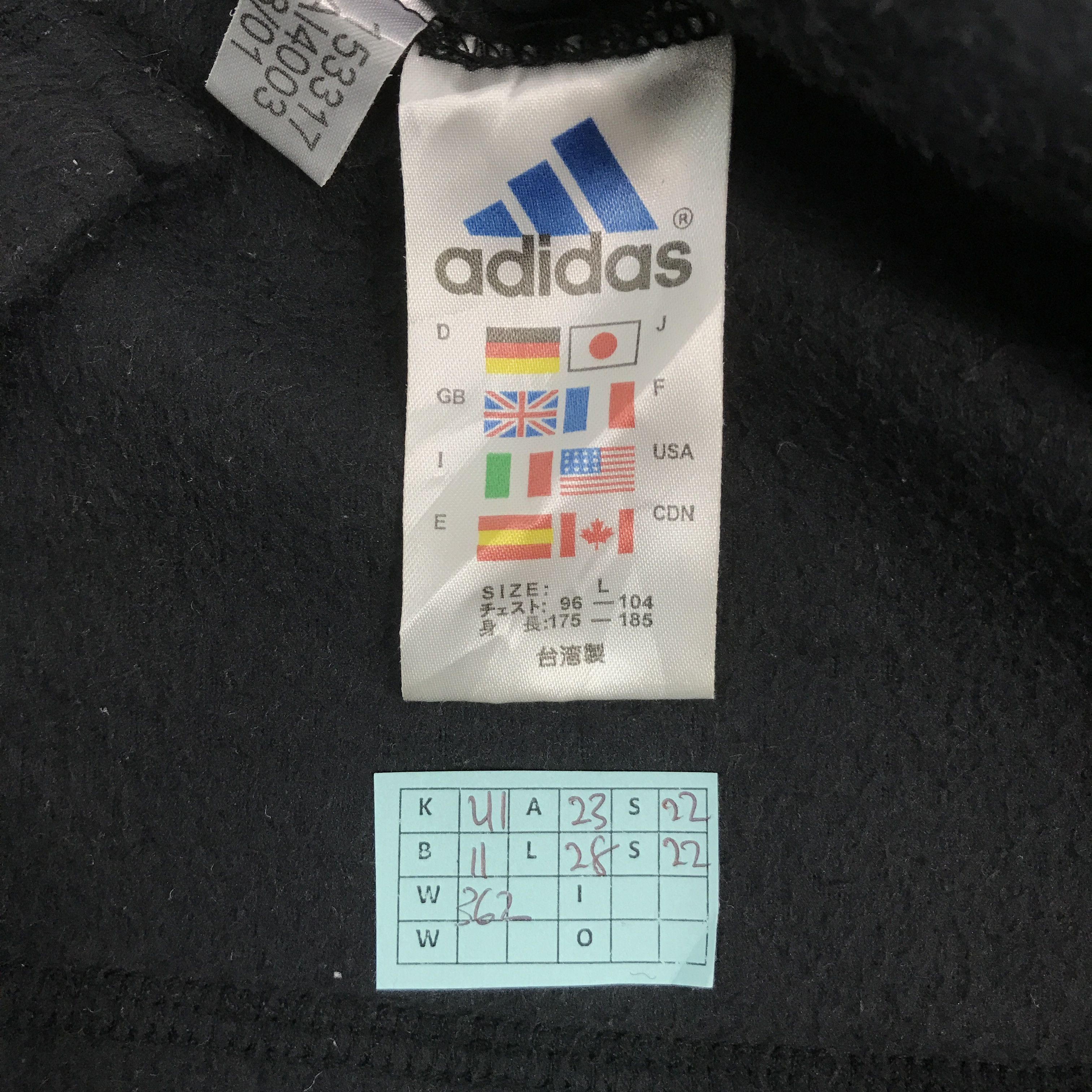 Adidas × Japanese Brand × Yohji Yamamoto ADIDAS X YOHJI YAMAMOTO FLEECE HALF ZIPPER CUSTOM ART JACKET Size US L / EU 52-54 / 3 - 12 Thumbnail
