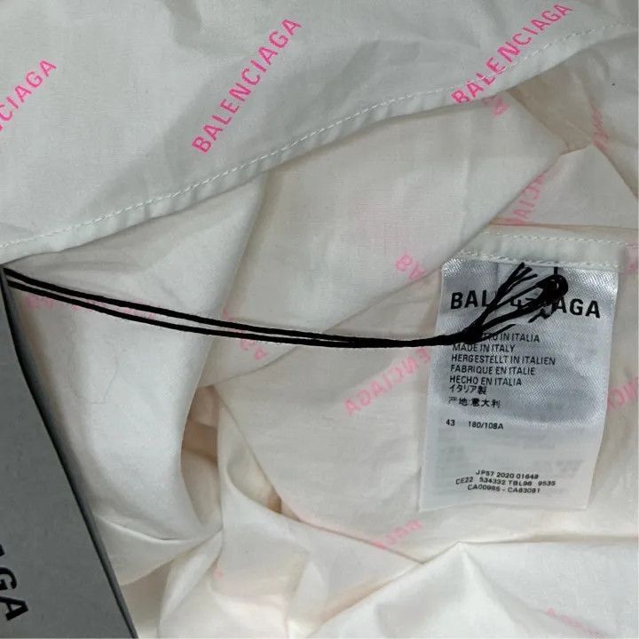 Balenciaga Balenciaga Balenciaga Logo Short Sleeve Shirt for Men -250 Size US M / EU 48-50 / 2 - 6 Thumbnail