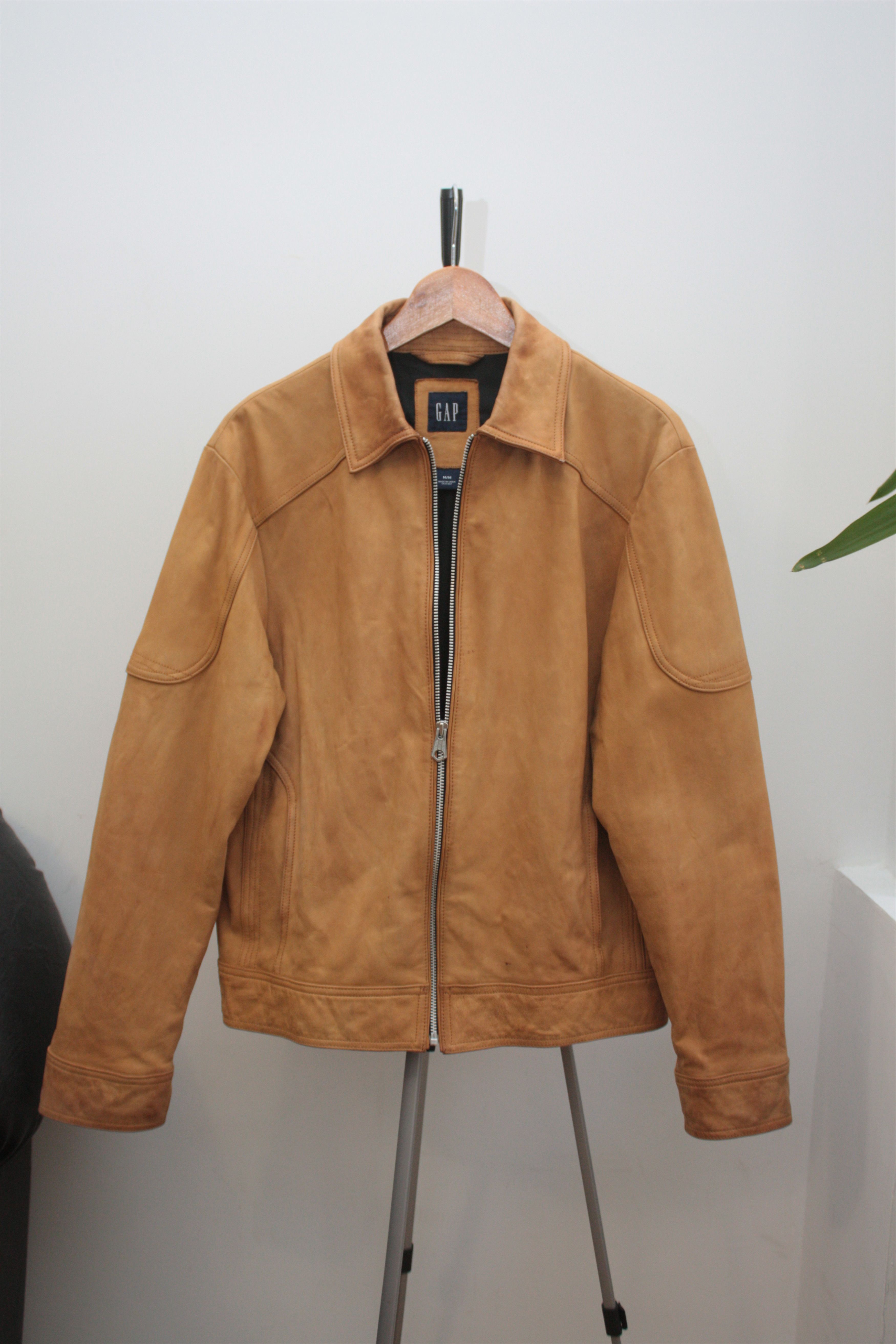 Gap Gap Leather Jacket Men's Medium Size US M / EU 48-50 / 2 - 2 Thumbnail