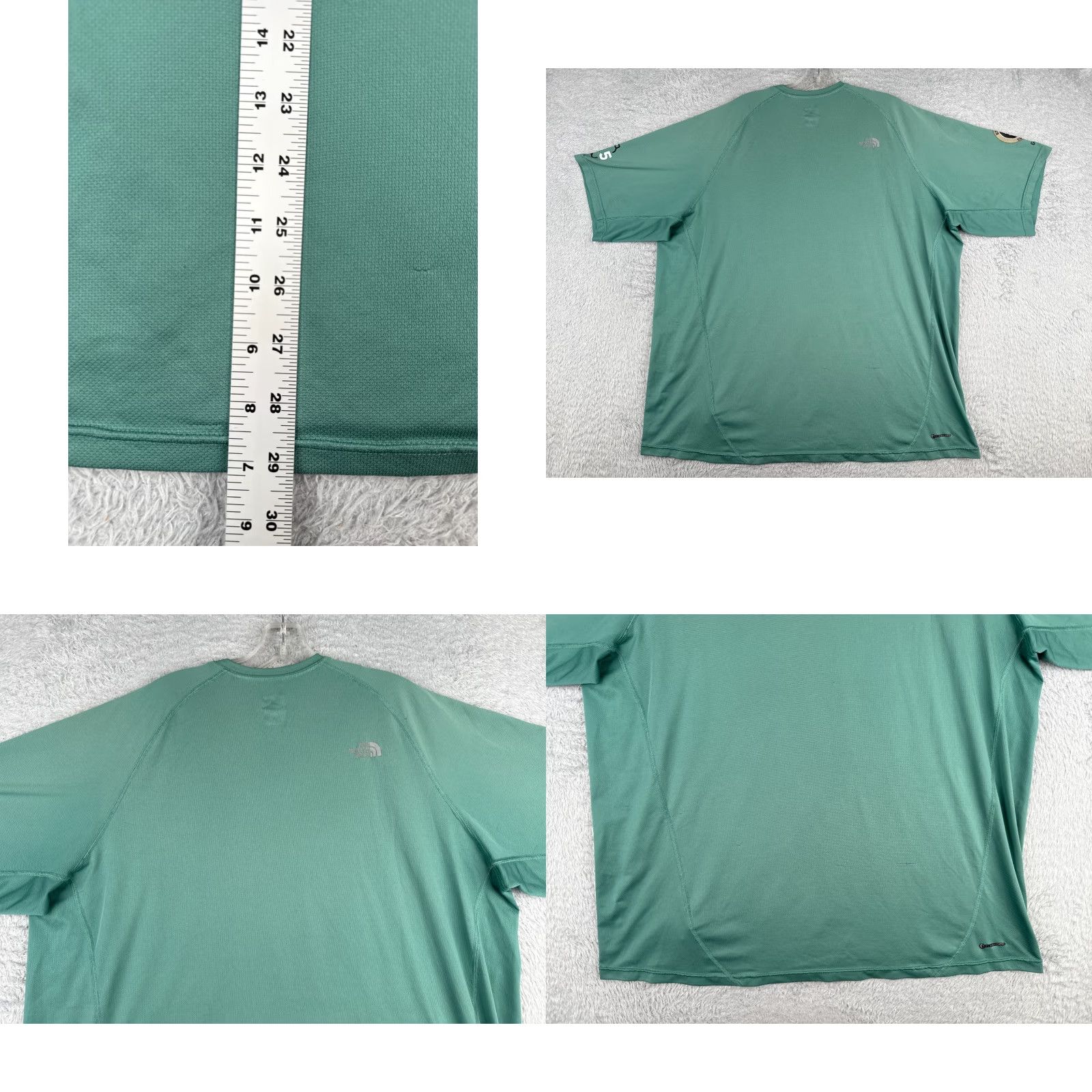 The North Face The North Face Shirt Men 2XL Green Short Sleeve Crew Neck Polyester Read Size US XXL / EU 58 / 5 - 9 Thumbnail