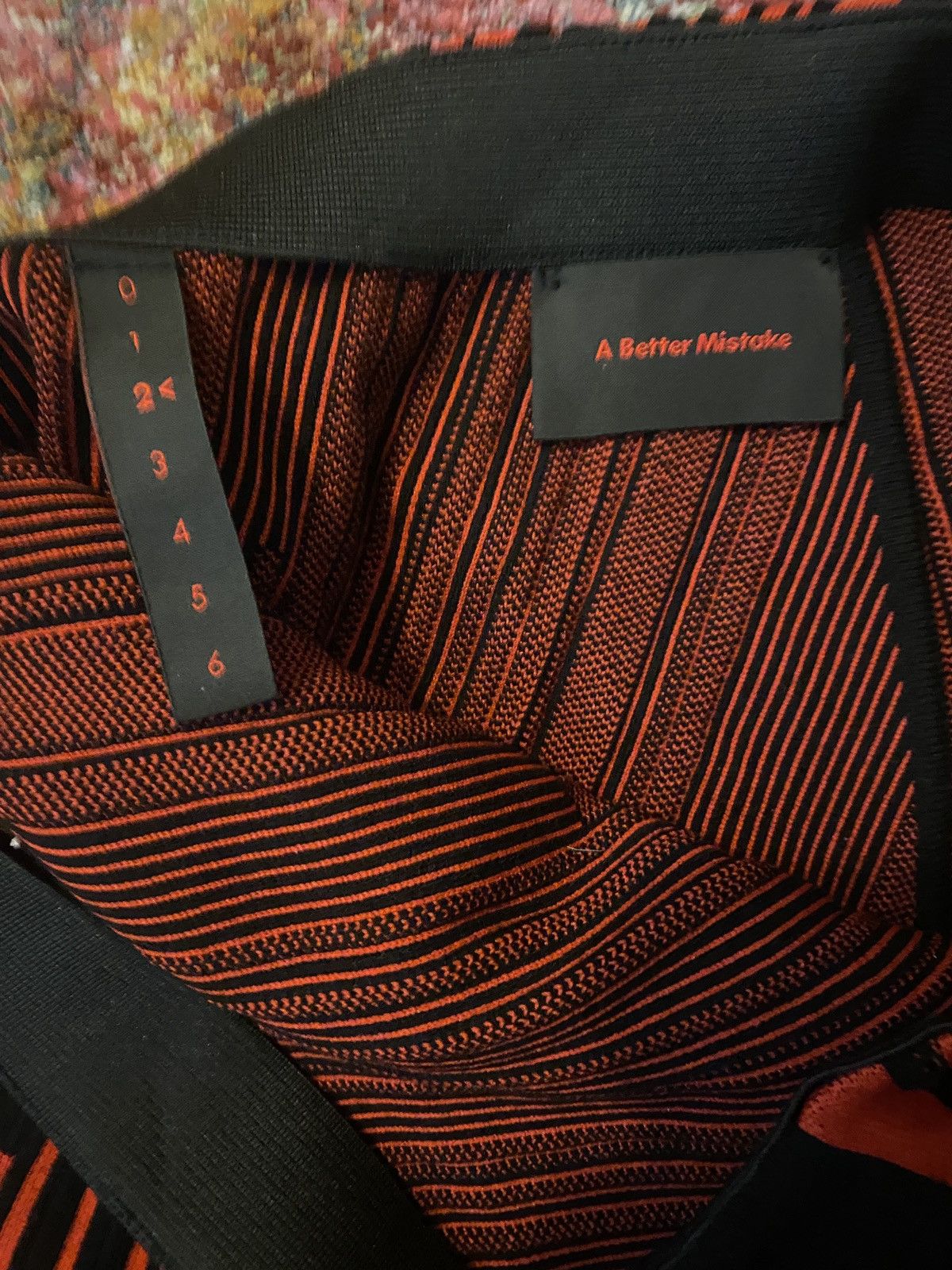 Other A Better Mistake Touch Me Intarsia-Knit Asymmetric Skirt Size 26" / US 2 / IT 38 - 5 Thumbnail
