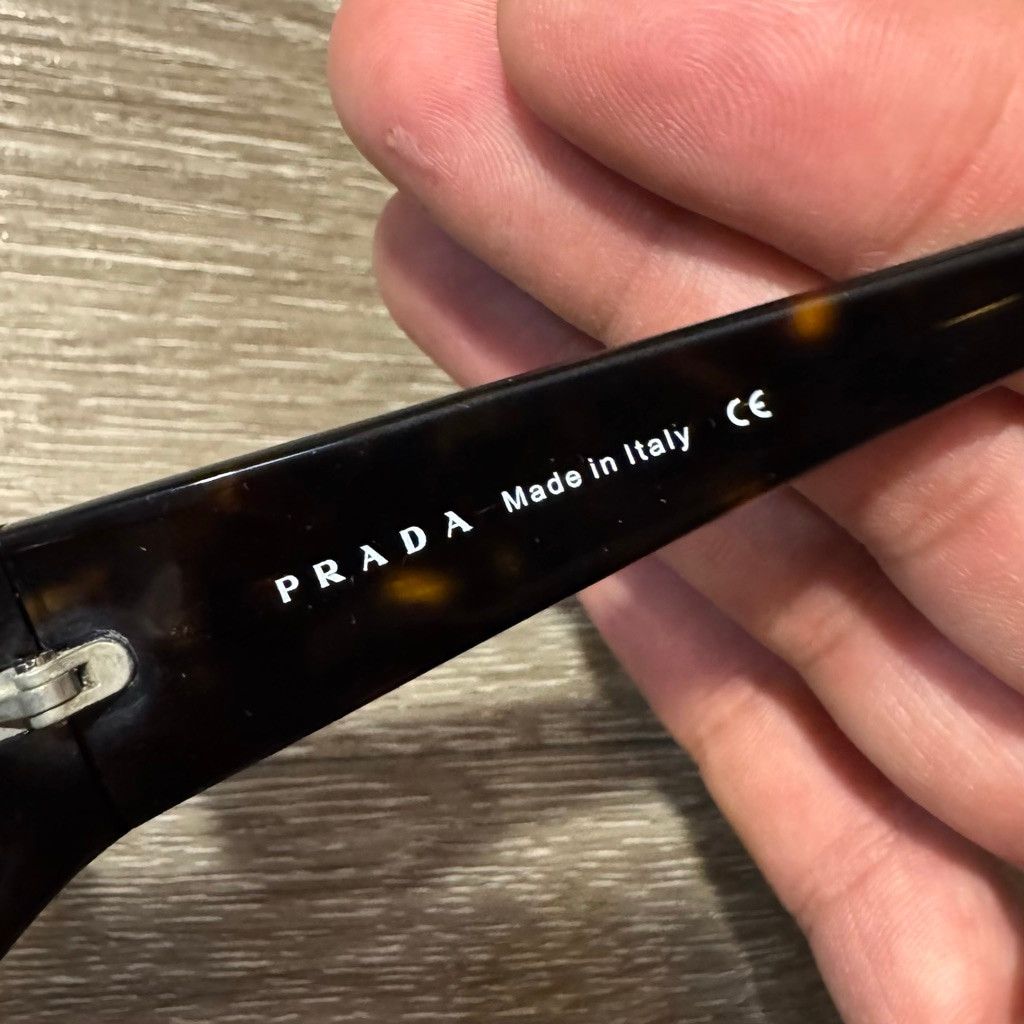 Prada PRADA Black & Brown Sunglasses One Size Size ONE SIZE - 6 Thumbnail