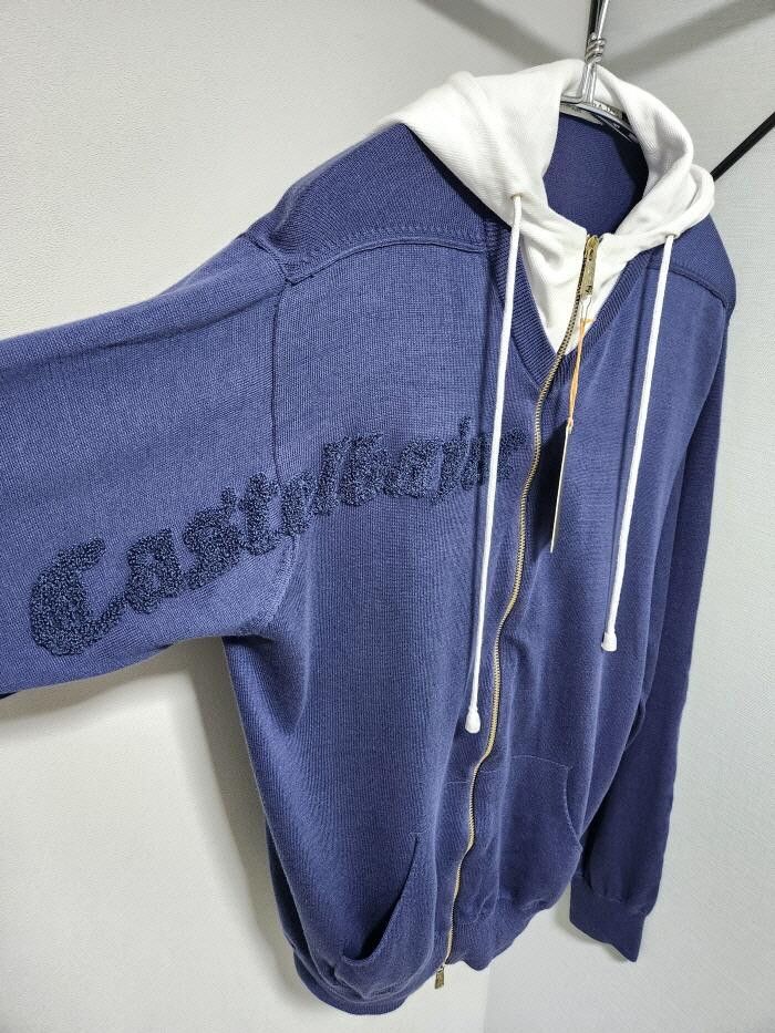 Jean Charles De Castelbajac Castelbajac 레이어드 디테일 니트 집업 Size US M / EU 48-50 / 2 - 3 Thumbnail