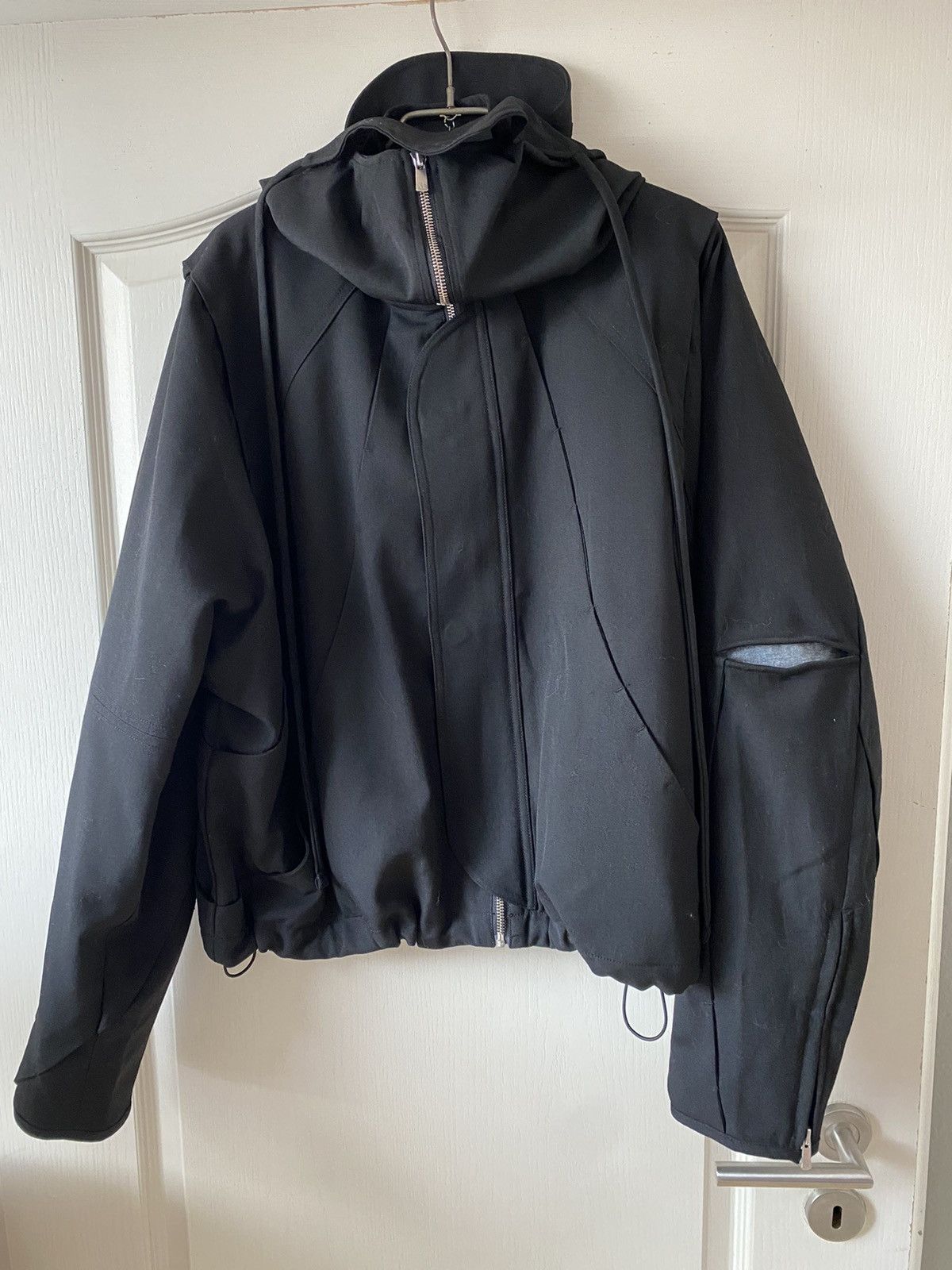 FFFPOSTALSERVICE FFFPOSTALSERVICE Hooded Parachute Bomber Jacket M