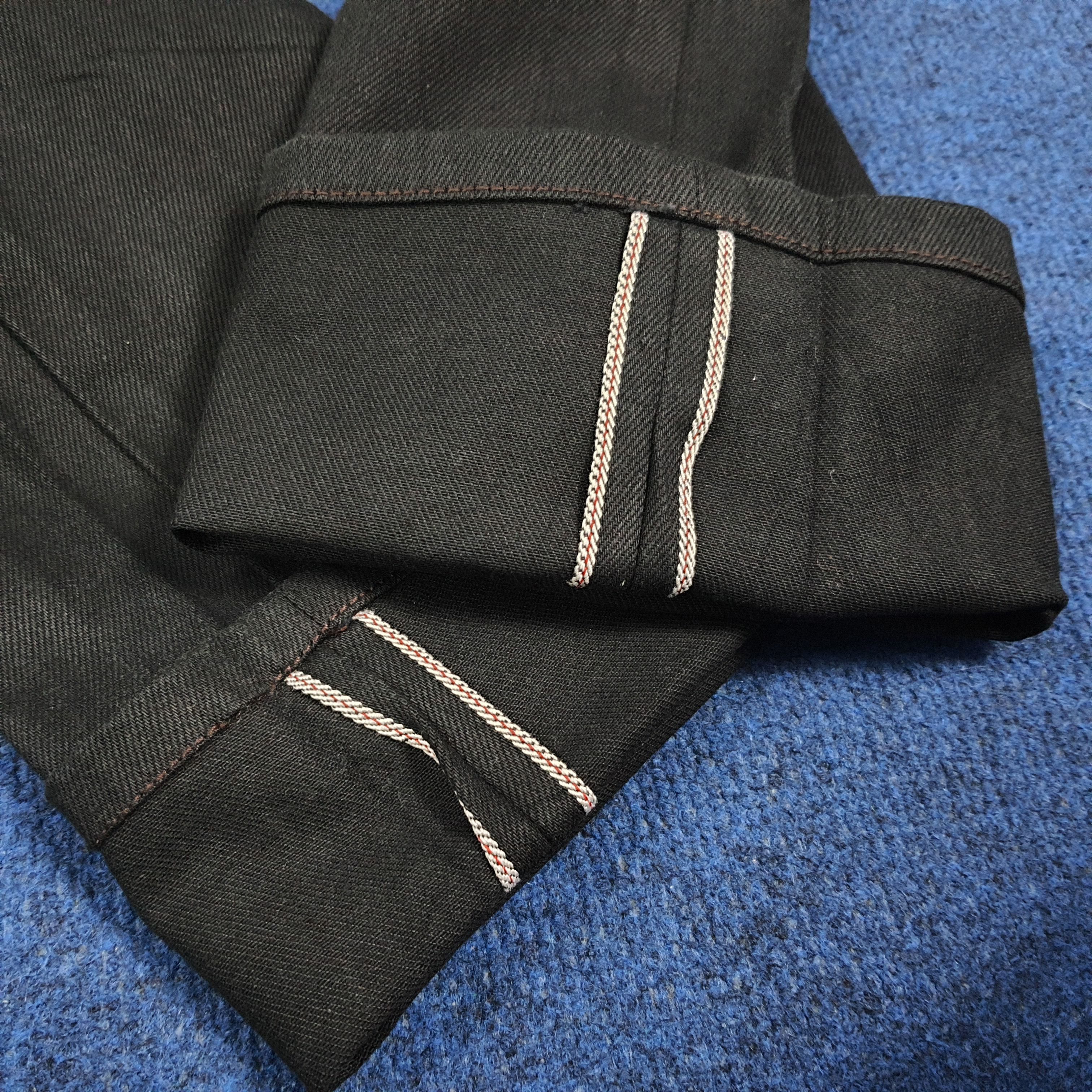 Japanese Brand Vintage Abordage Japan Skull Gothic Selvedge Pants C280N6 Size US 31 - 10 Thumbnail