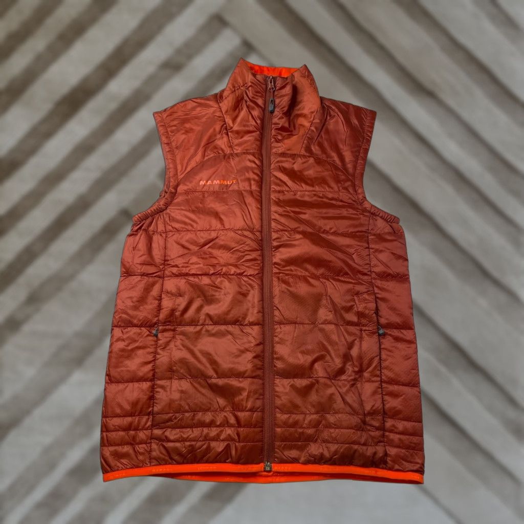 Mammut Mammut Women's Vest Full Zip Insulated Poly Fill Orange Size S Quilted Lining Polyester Polyamide Pocket Unknown Country of Origin N/A Size S / US 4 / IT 40 - 1 Thumbnail