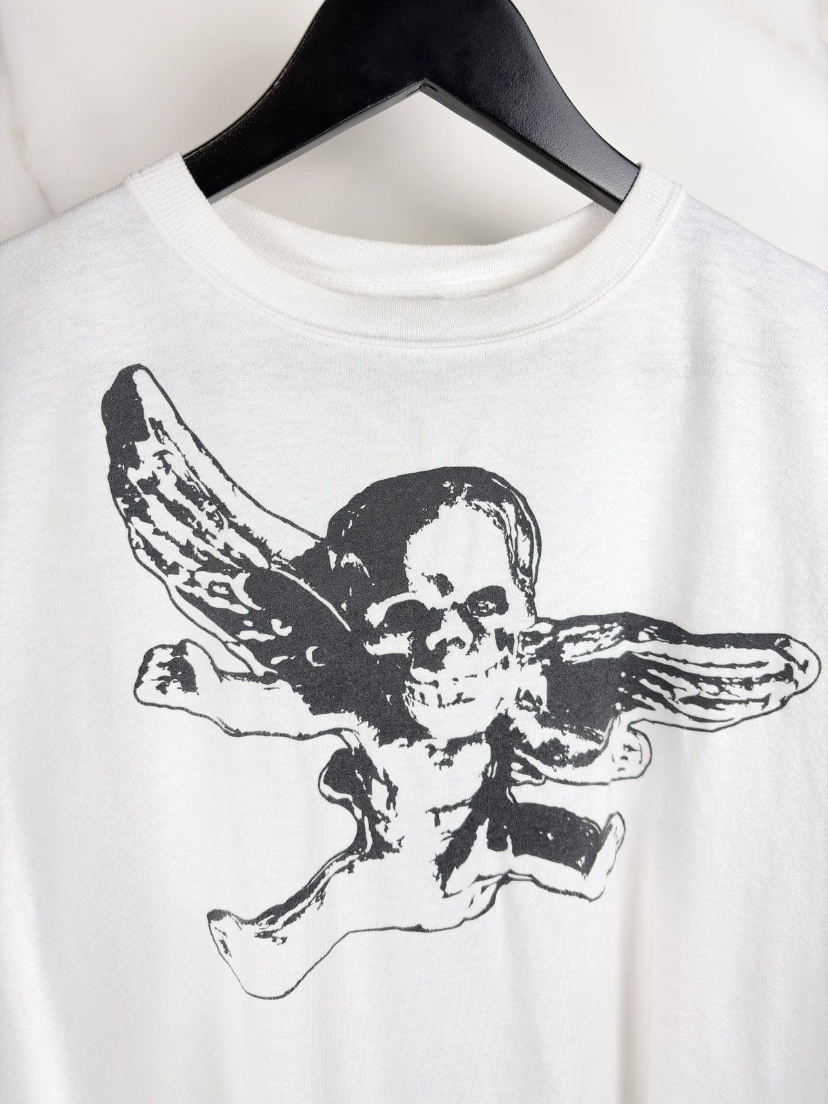 Chrome Hearts Chrome Hearts Vintage Foti Winged Skull Tshirt White Size US M / EU 48-50 / 2 - 2 Thumbnail