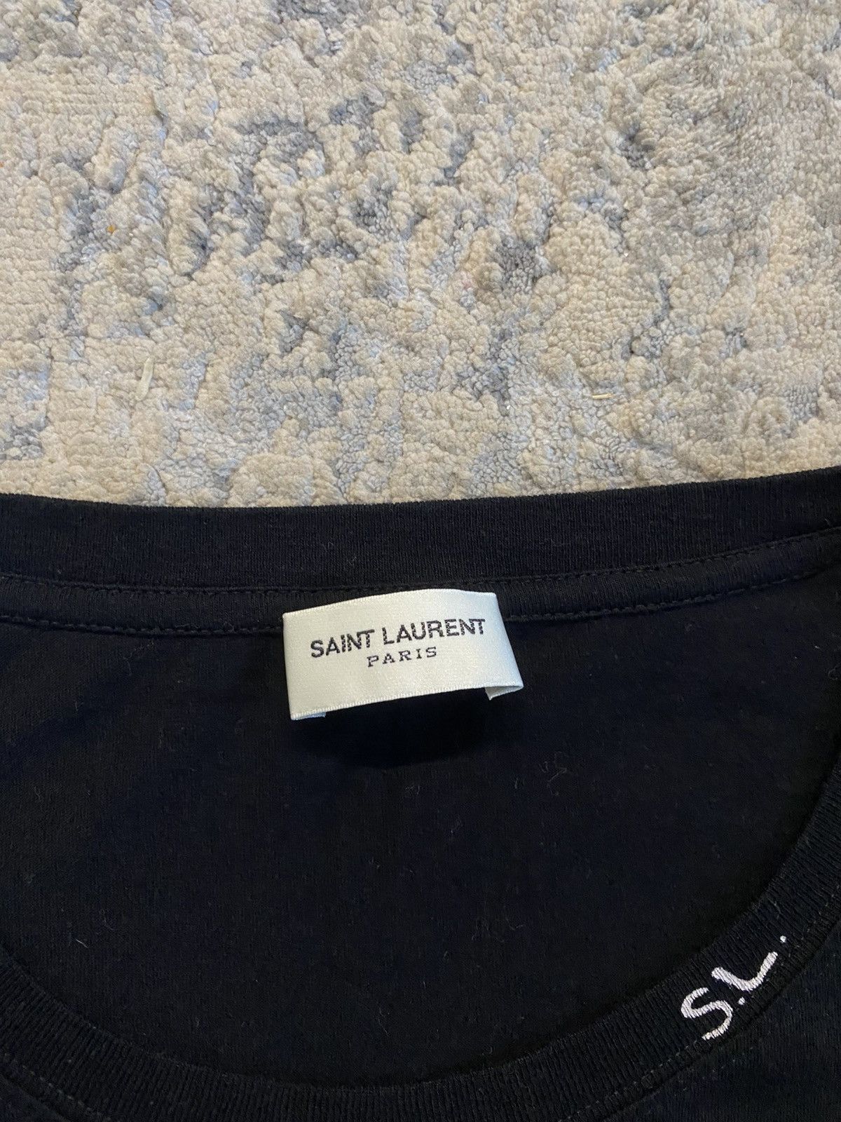 Saint Laurent Paris AW16 Stars Neck T Shirt Size US XL / EU 56 / 4 - 3 Thumbnail