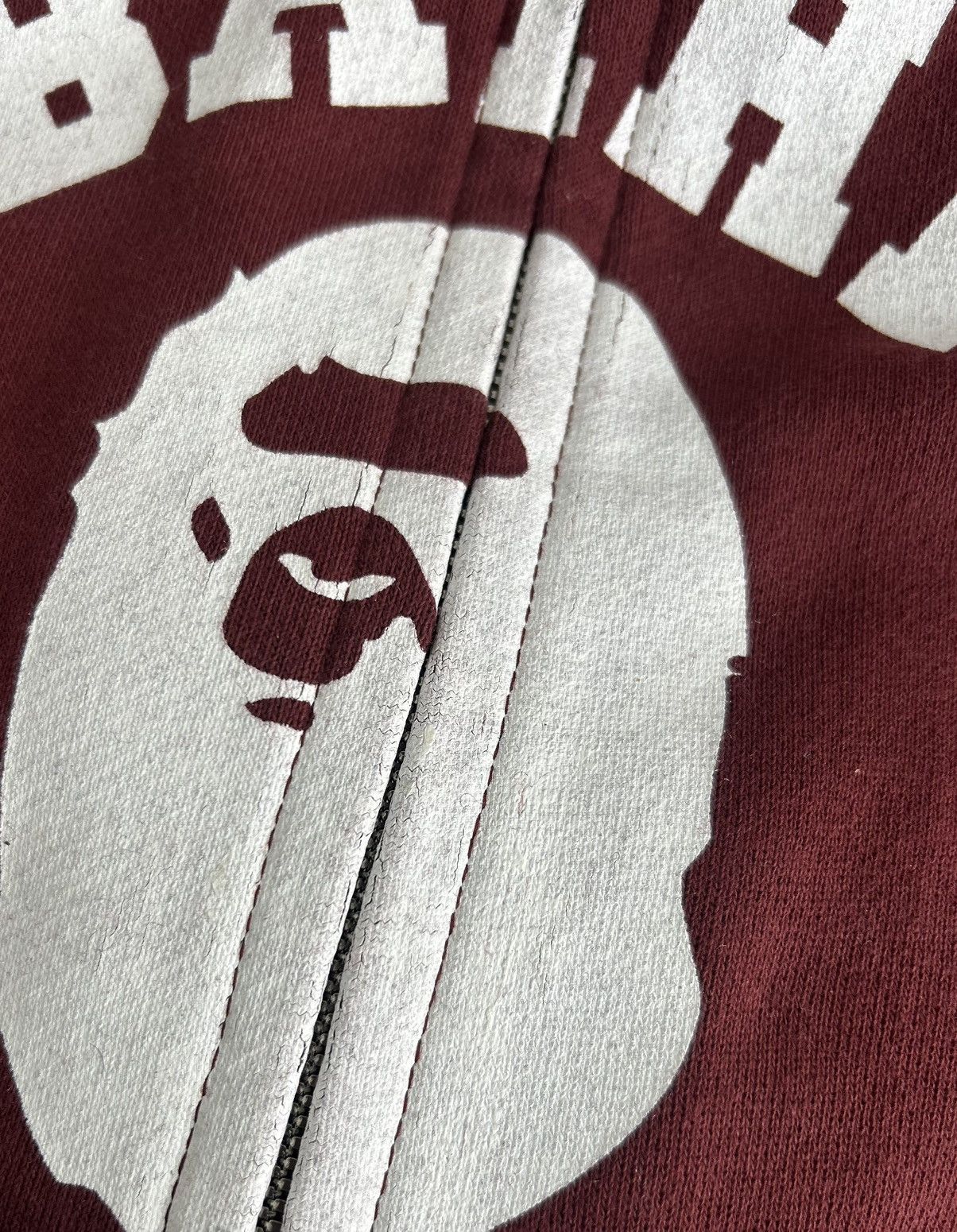 Bape RARE OG 2006 A BATHING APE RED CAMO COLLEGE LOGO FULLZIP Size US M / EU 48-50 / 2 - 5 Thumbnail