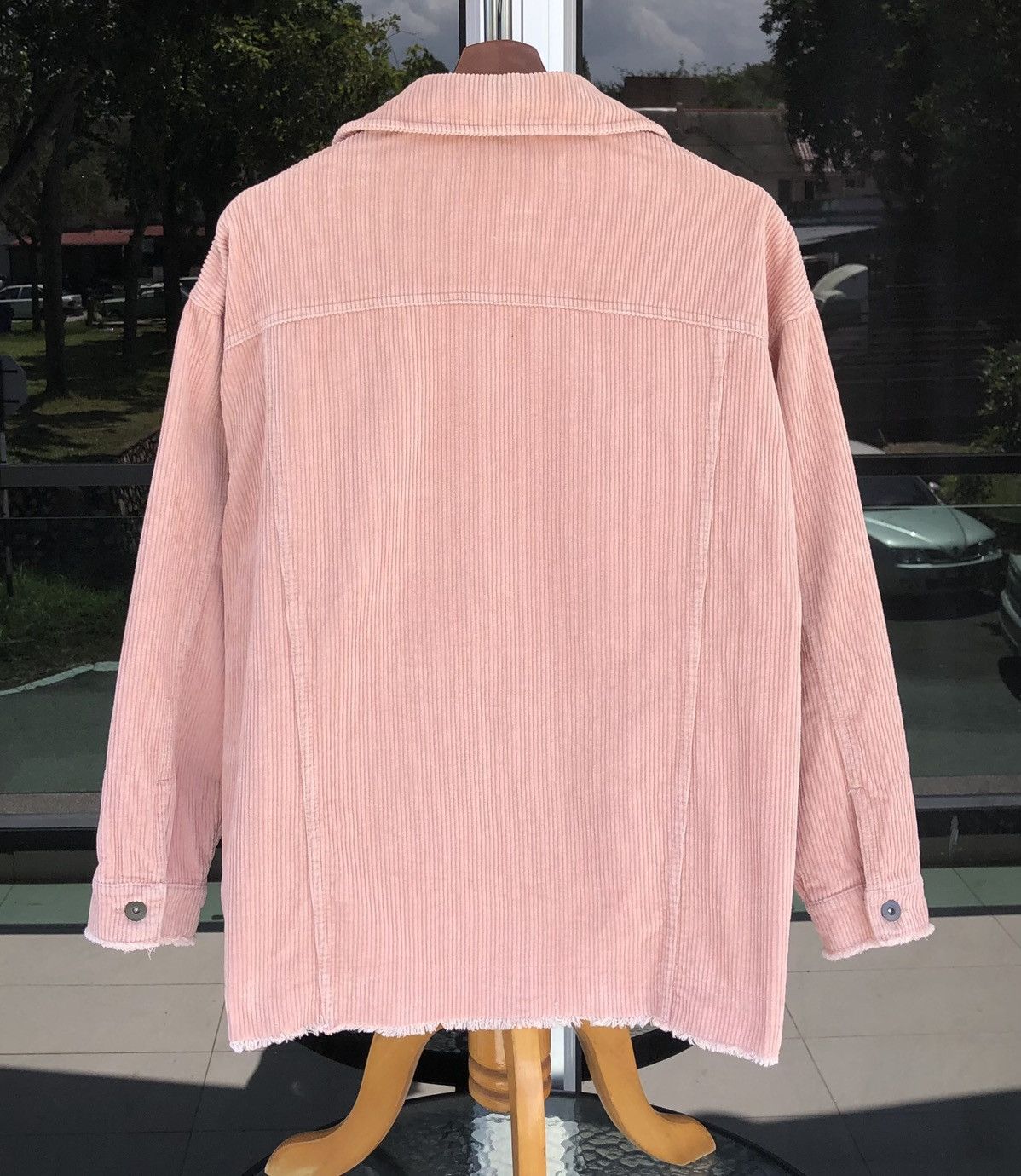 Zara Zara Pink Oversize Corduroy Jacket Size M / US 6-8 / IT 42-44 - 16 Thumbnail