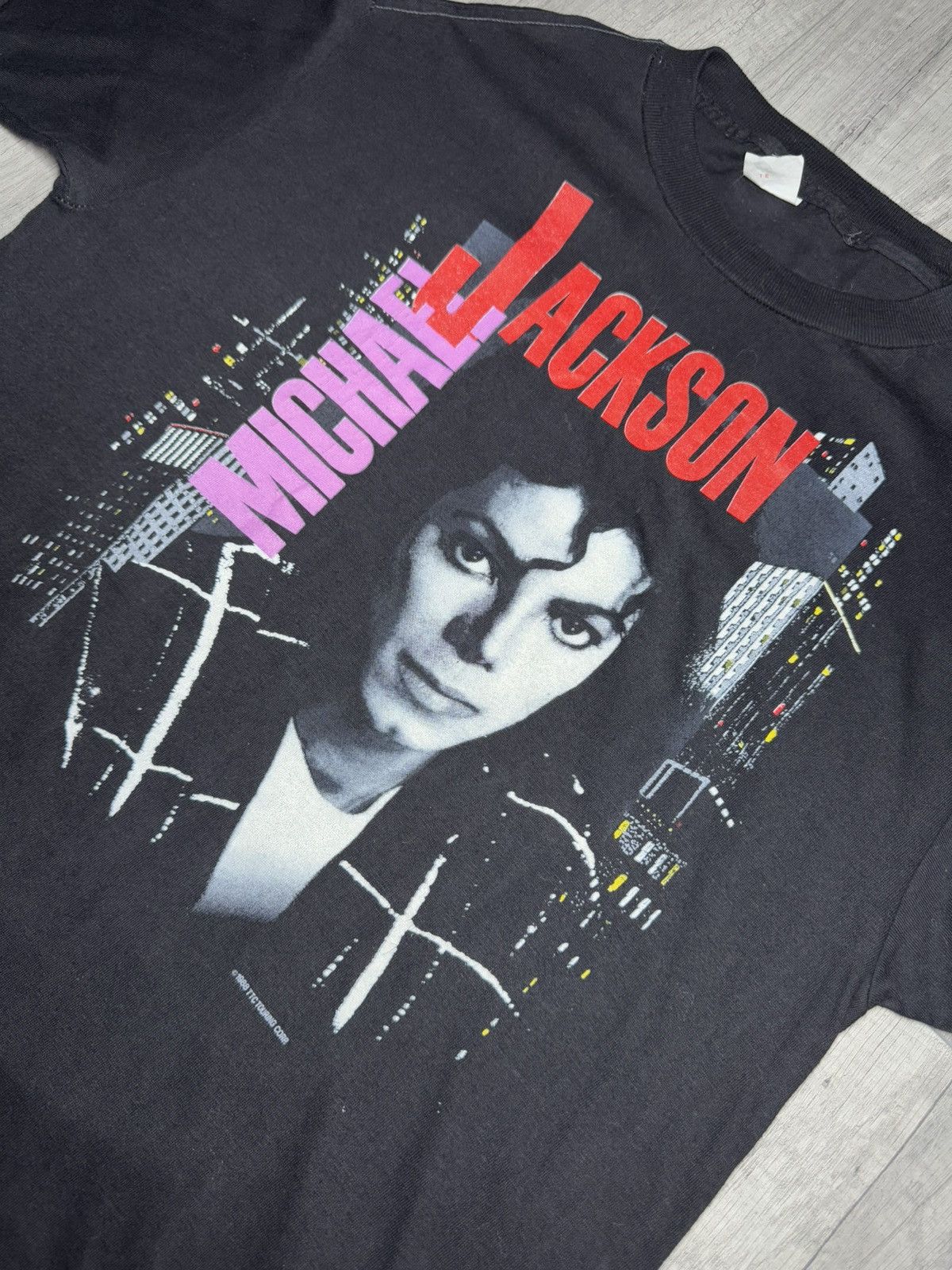 Michael Jackson × Vintage Michael Jackson Bad Tour 88 t shirt vintage L Size US L / EU 52-54 / 3 - 3 Thumbnail